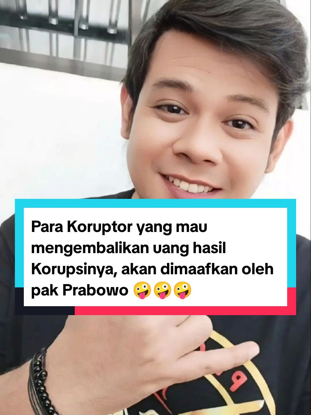 Agak Laeen 😁 Para koruptor yang mau mengembalikan uang hasil Korupsinya, akan dimaafkan oleh pak #prabowo  #pidatoprabowo #koruptor #koruptorharusdimiskinkan #prabowosubianto #prabowogibran #korupsi #videoviral #virall #bocahe #vypシ 