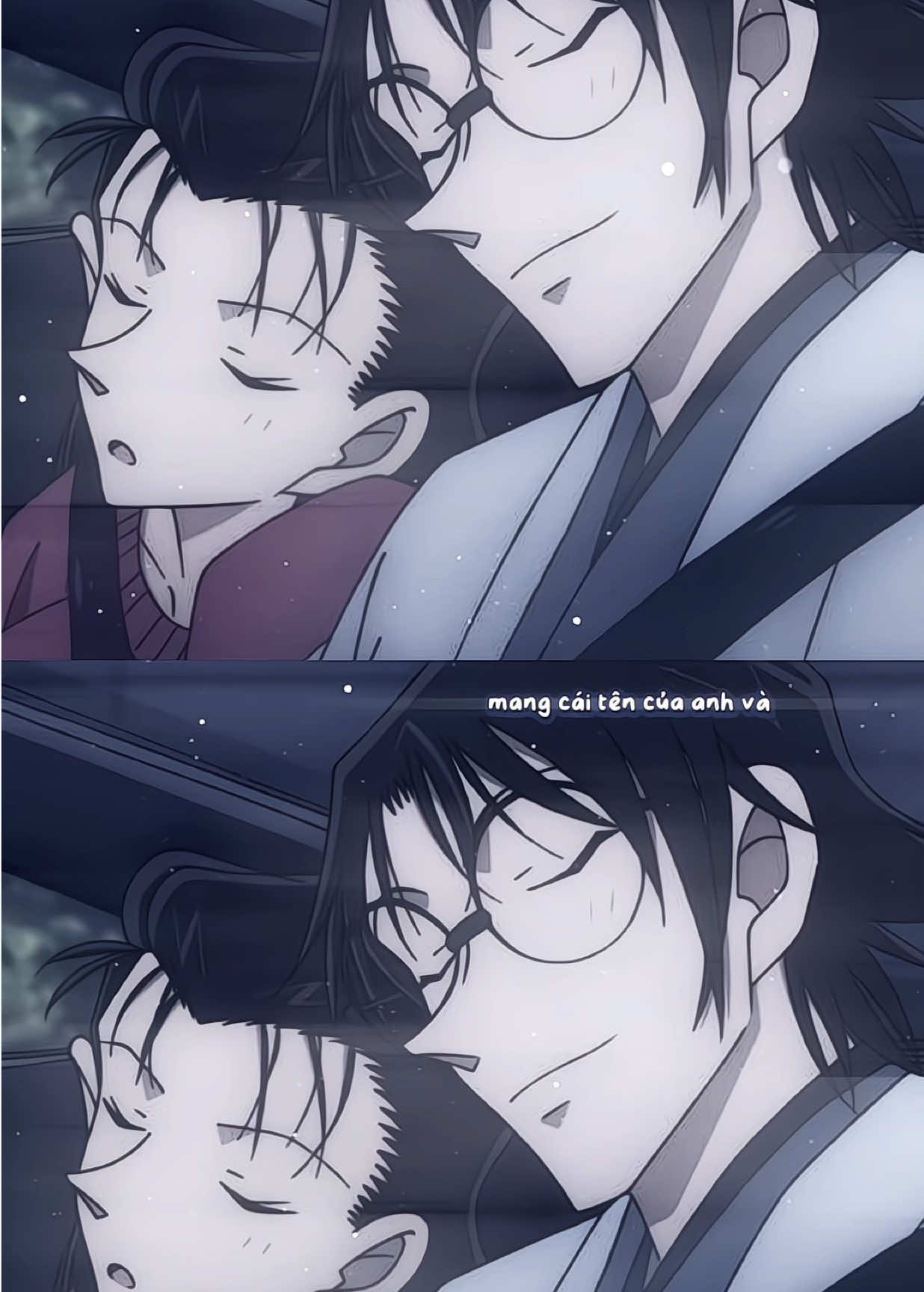 chi co em va anh. #detectiveconan #hanedashukichi #miyamotoyumi #fypシ゚viral #xuhuong #foryoupage #viral #tiktok #xh #werya_grp 