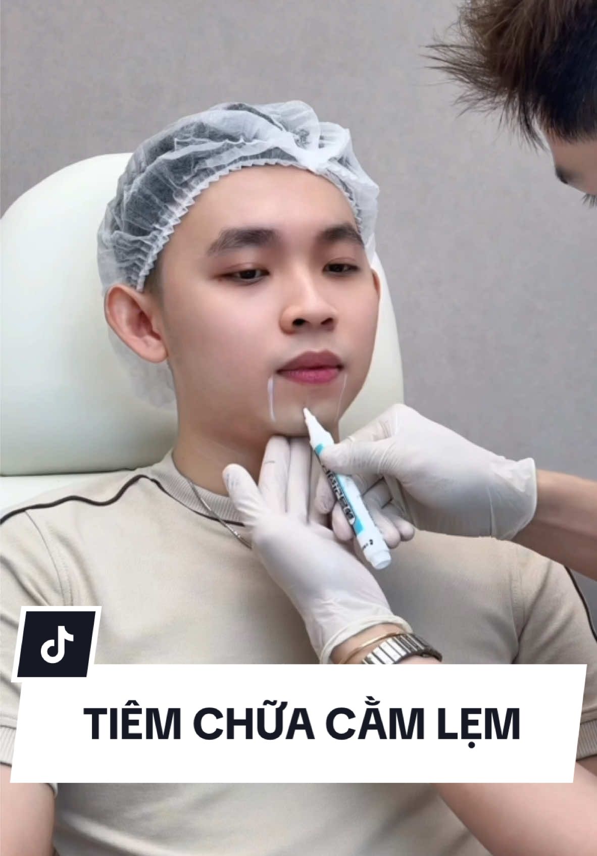 Một chiếc cằm chữa lẹm siêu hiệu quả. Giảm nọng 99.9% 😍 #tranthainhutbeauty #beauty #hot #viral #cằm #Jawline 