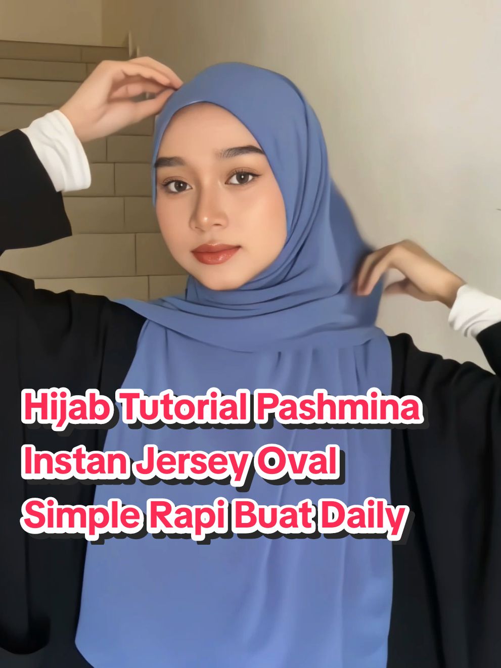 Hijab Tutorial Pashmina Instan Jersey Oval Simple Rapi Buat Daily #hijab #tutorialhijab #pashminainstan #pashminaovaljersey 