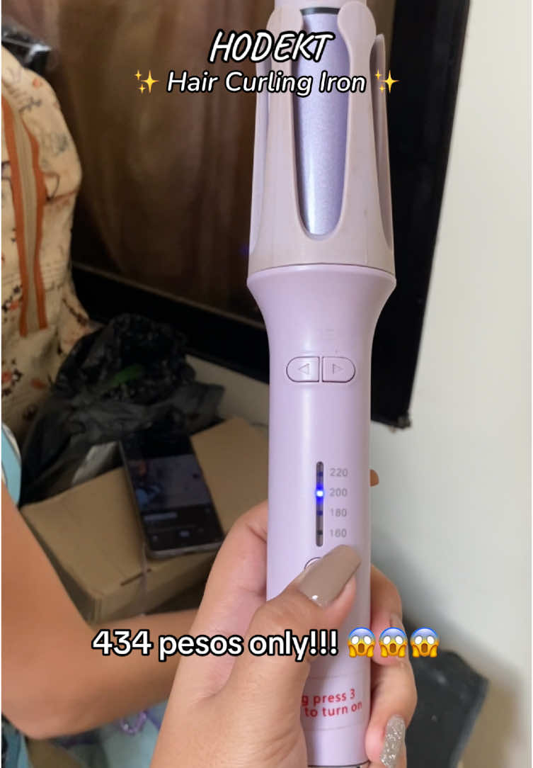 Grabe ka Hodekt, pina bilib moko sa affordable at high quality Hair Curling Iron mo! Meron palang 400+ pesos lang! 😱😱😭😭 #hodekt #hodektph #hodekthaircurler #haircurlingiron #haircurler #foryou #foryoupage #fypp #fypシ #curlyhair @hodekt_ph_official 