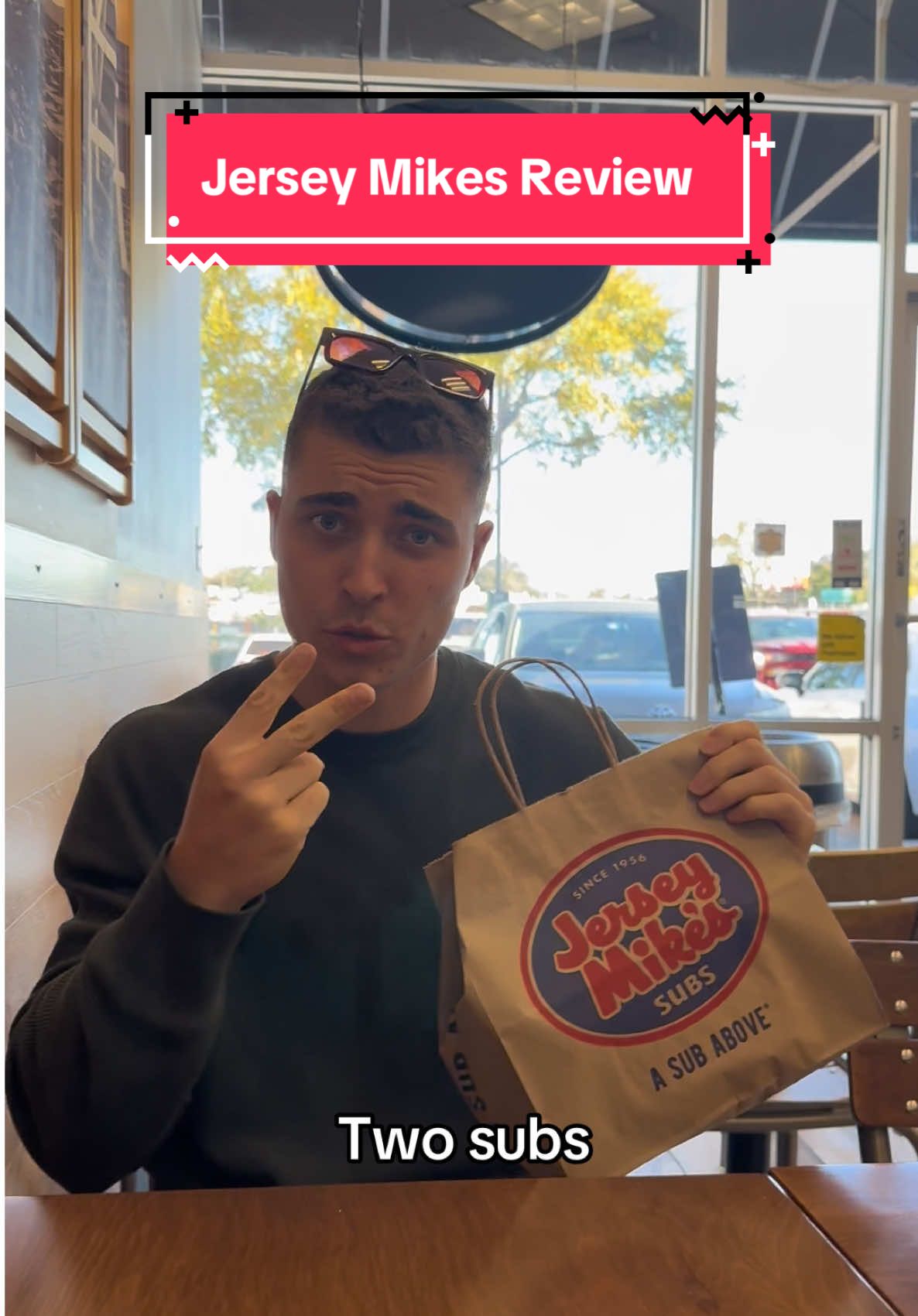 Trying @how.kev.eats Jersey Mikes Order for the first time #foodreviews #breedreviews #jerseymikes 