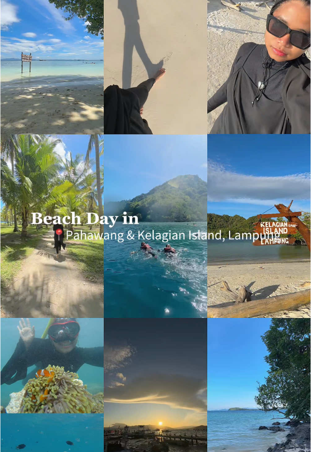 One day Pahawang & Kelagian Island dump☀️🏖️ (Kepengen mantai lagi)  #CapCut #beachday #lampungbeach #pantailampung 