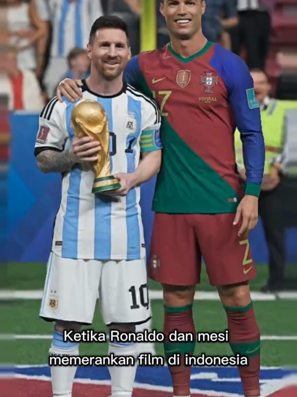 Ronaldo dan mesi main film di indonesia 😁#vidioviral #footballtiktok #football #viralvideo #ronaldo #messi 