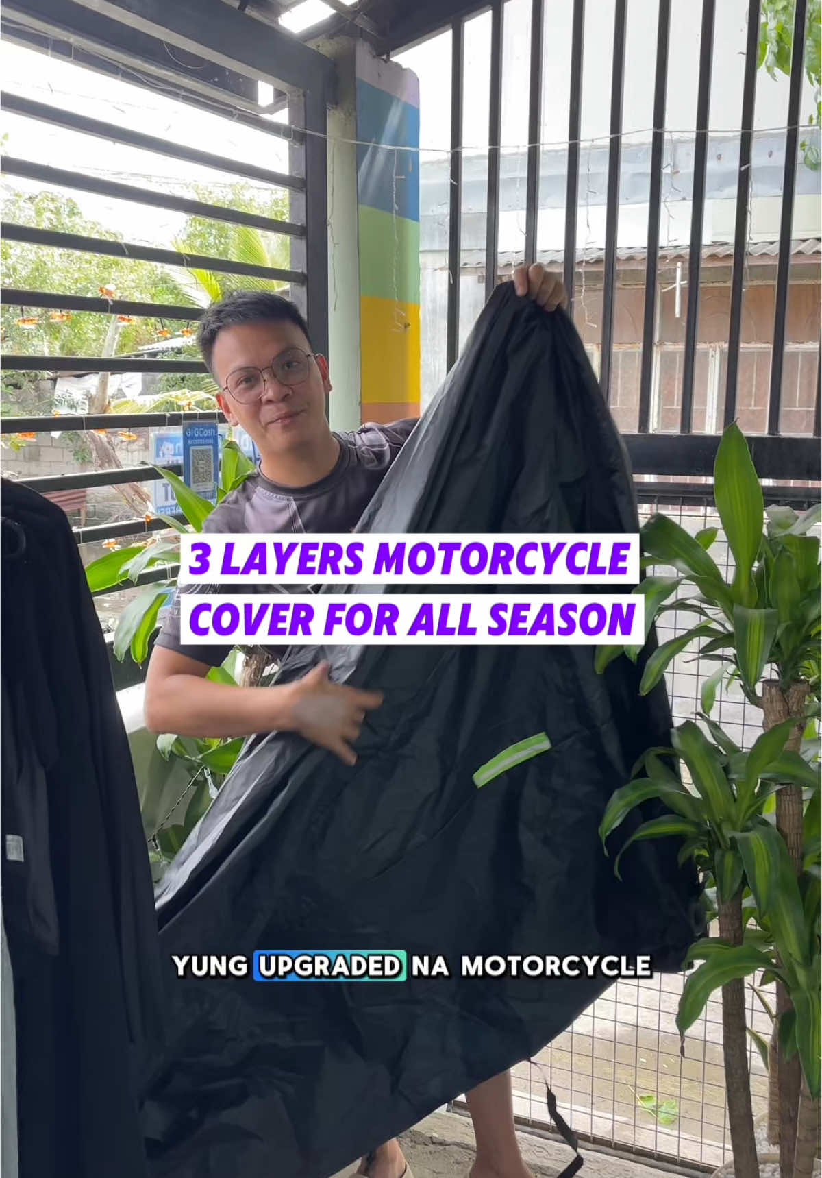 3 Layers Motor Cover, No more Acid Rain and UV light hindi pa kumukupas overtime. #motorcover #motorcoverwaterproof #motorcoverforallunits #universalmotorcyclecover #motorcyclecover #antiscratchseatcovermotor #honda #yamaha #riders #rides #motortaxi #grab #angkas #joyride #markdmart 