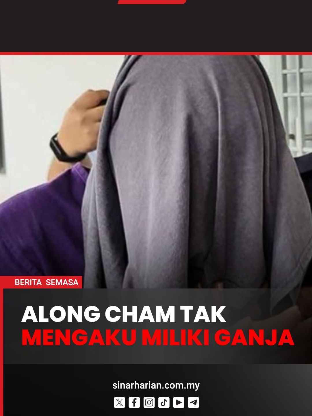 Along Cham berdepan jel seumur hidup kes miliki ganja Pelakon dan pelawak, Along Cham mengaku tidak bersalah di Mahkamah Sesyen di Sepang pada Jumaat, atas satu pertuduhan memiliki dadah jenis ganja dengan anggaran berat 58.23 gram, Sabtu minggu lalu, lapor wartawan Sinar Harian, Noor Azlida Alimin.  Along Cham atau nama sebenarnya Muhammad Nizamudin Ahmad, 41, membuat pengakuan itu selepas pertuduhan dibaca di hadapan Hakim, Ahmad Fuad Othman. Muzik: Elevate dari www.bensound.com #SinarHarian #BeritaSemasa #mahkamah #ganja #alongCham #dadah