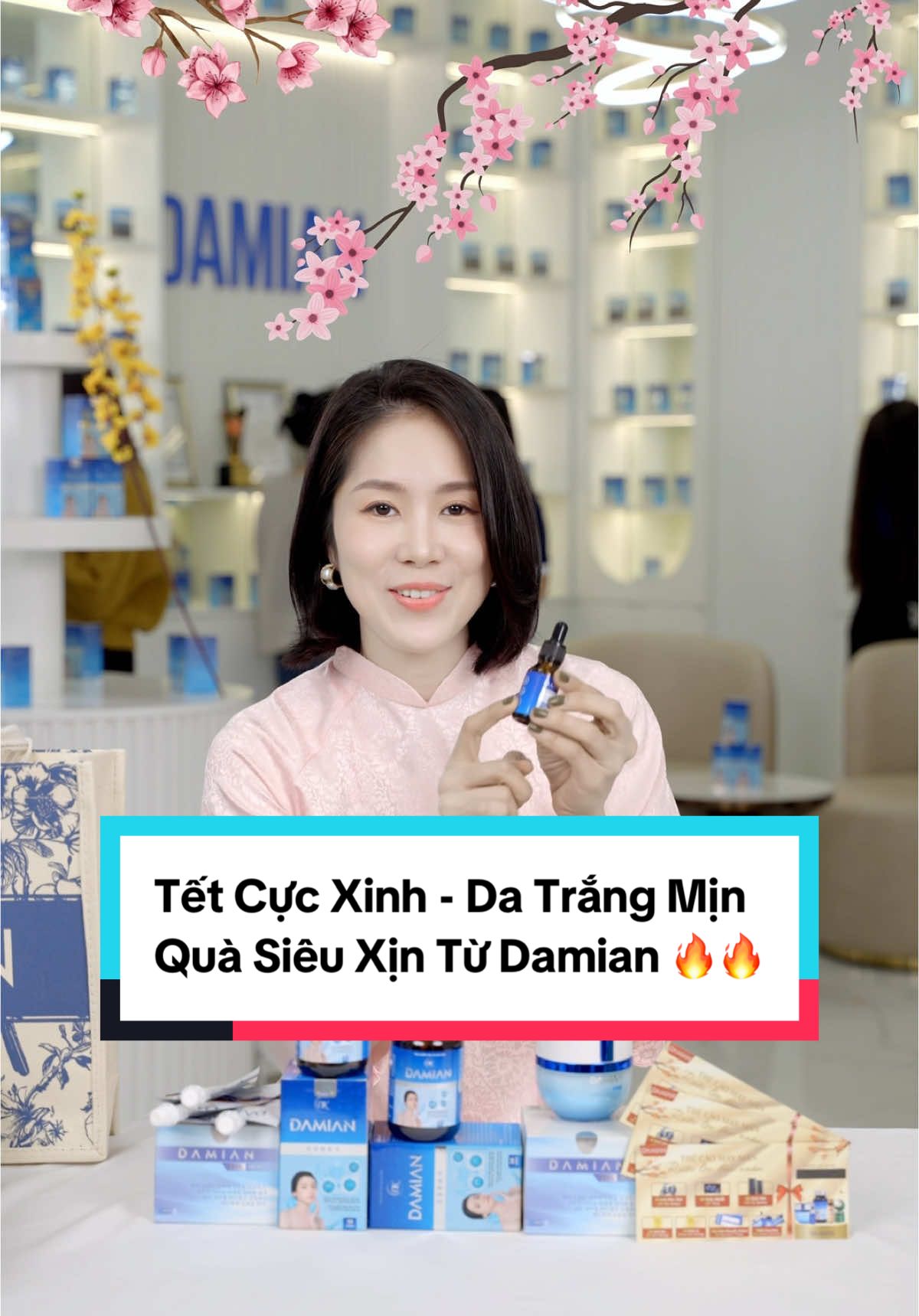 Tết Cực Xinh - Da Trắng Mịn - Quà Siêu Xịn Từ Damian 🎁🎉 #Damian #LePhuong #Trangda #Chongnang #Chonglaohoa