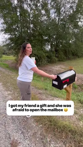 It took her a minute to process 😆 #funny #giftgiving #friendshipgoals #funnymoments #pranked 