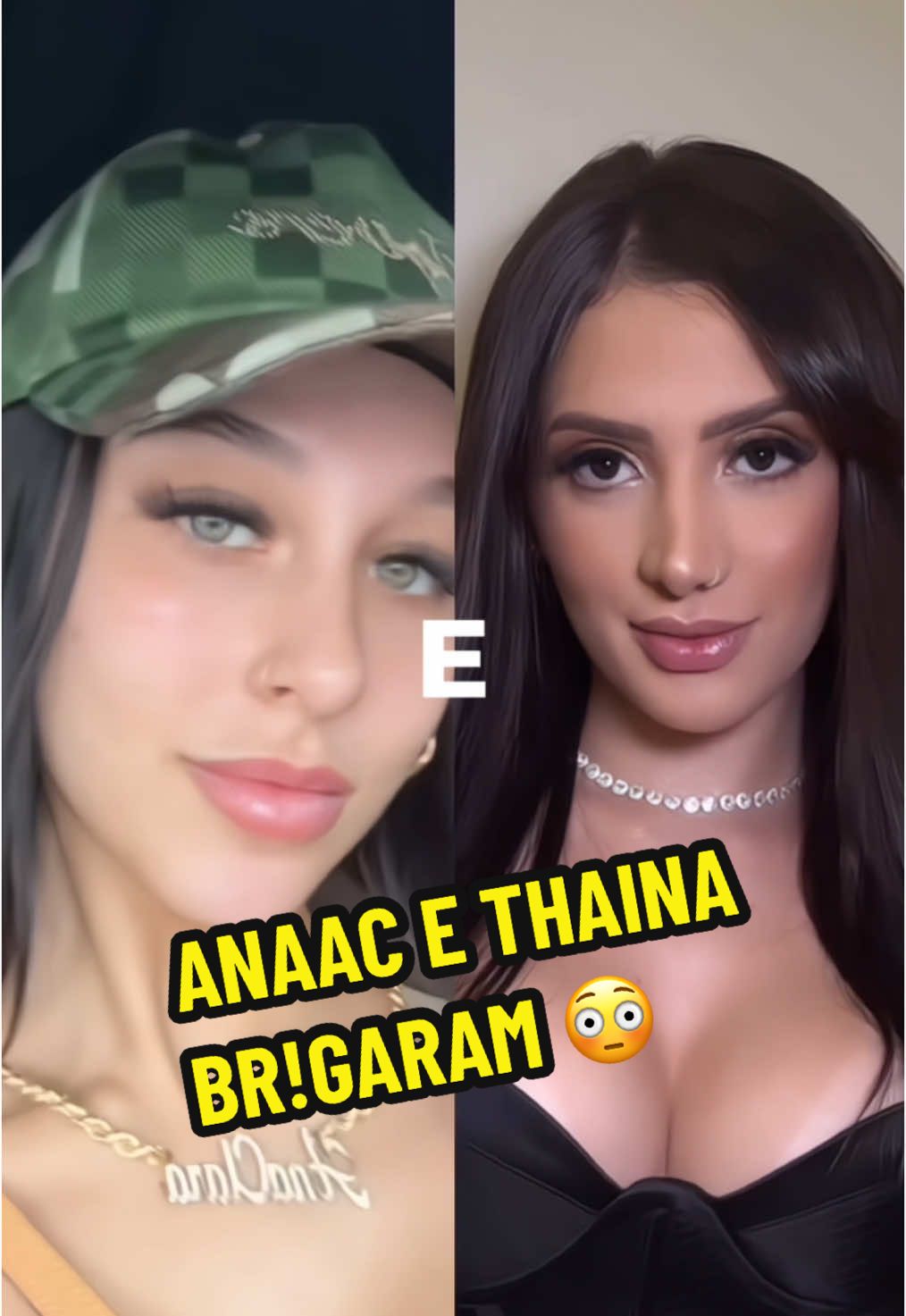 thaina e anaac não são mais amigas 😳 #thainacastanheira #anaac #anaclara