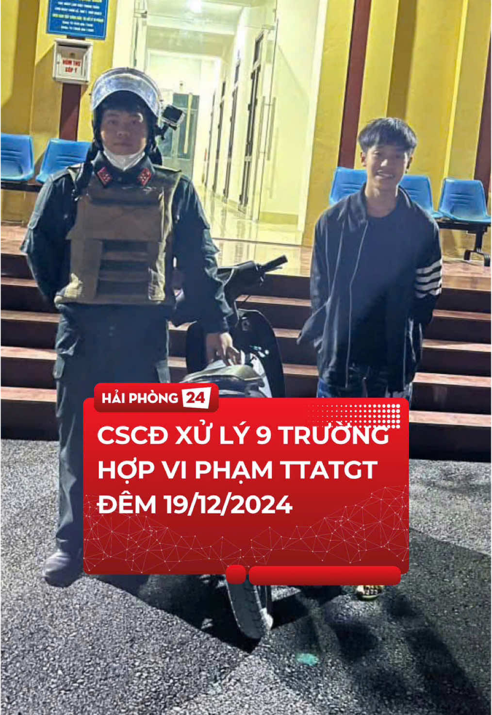 Cảnh sát cơ động xử lý 09 trường hợp vi phạm TTATGT đêm 19/12/2024. #CapCut #haiphong24h #wezmedia #vtmgr #viral #fyp #xuhuong #haiphong 