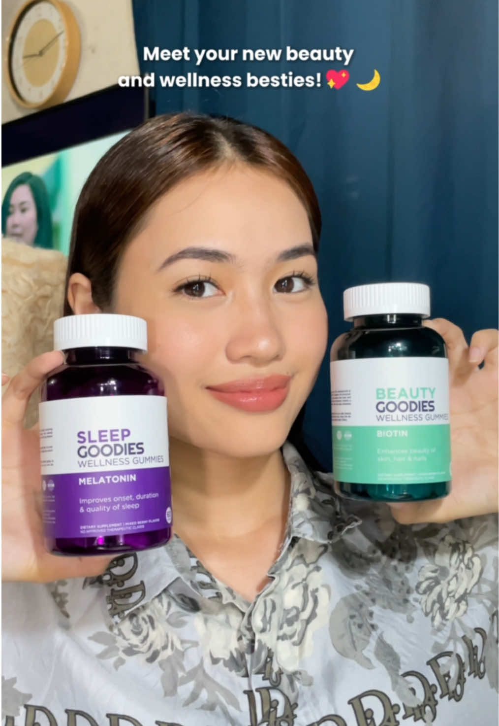 Transform your beauty and sleep routine effortlessly! 💖✨ With Biotin for stronger hair, skin, and nails, and Melatonin for deeper, restful sleep, achieving your wellness goals has never been this easy. 🌙 @Beauty by Goodies Nutrition   #BiotinBenefits #MelatoninMagic #StrongerHair #GlowingSkin #BetterSleep #DailyEssentials #SelfCareRoutine #TikTokWellness #NoMoreHairFall