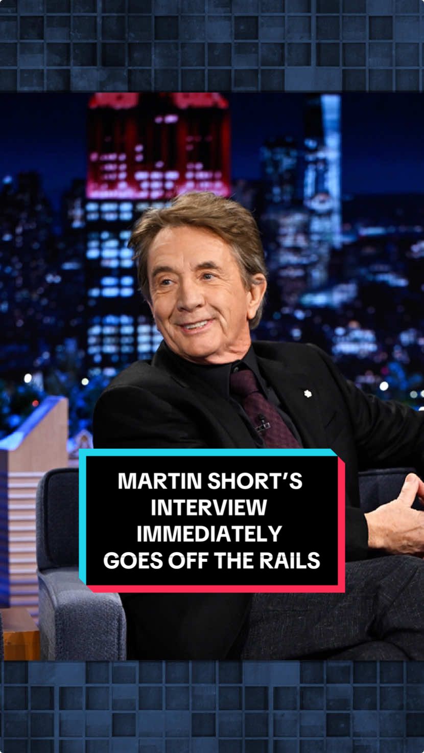 Martin Short’s interview immediately goes off the rails 🤣 #FallonTonight #TonightShow #MartinShort #JimmyFallon