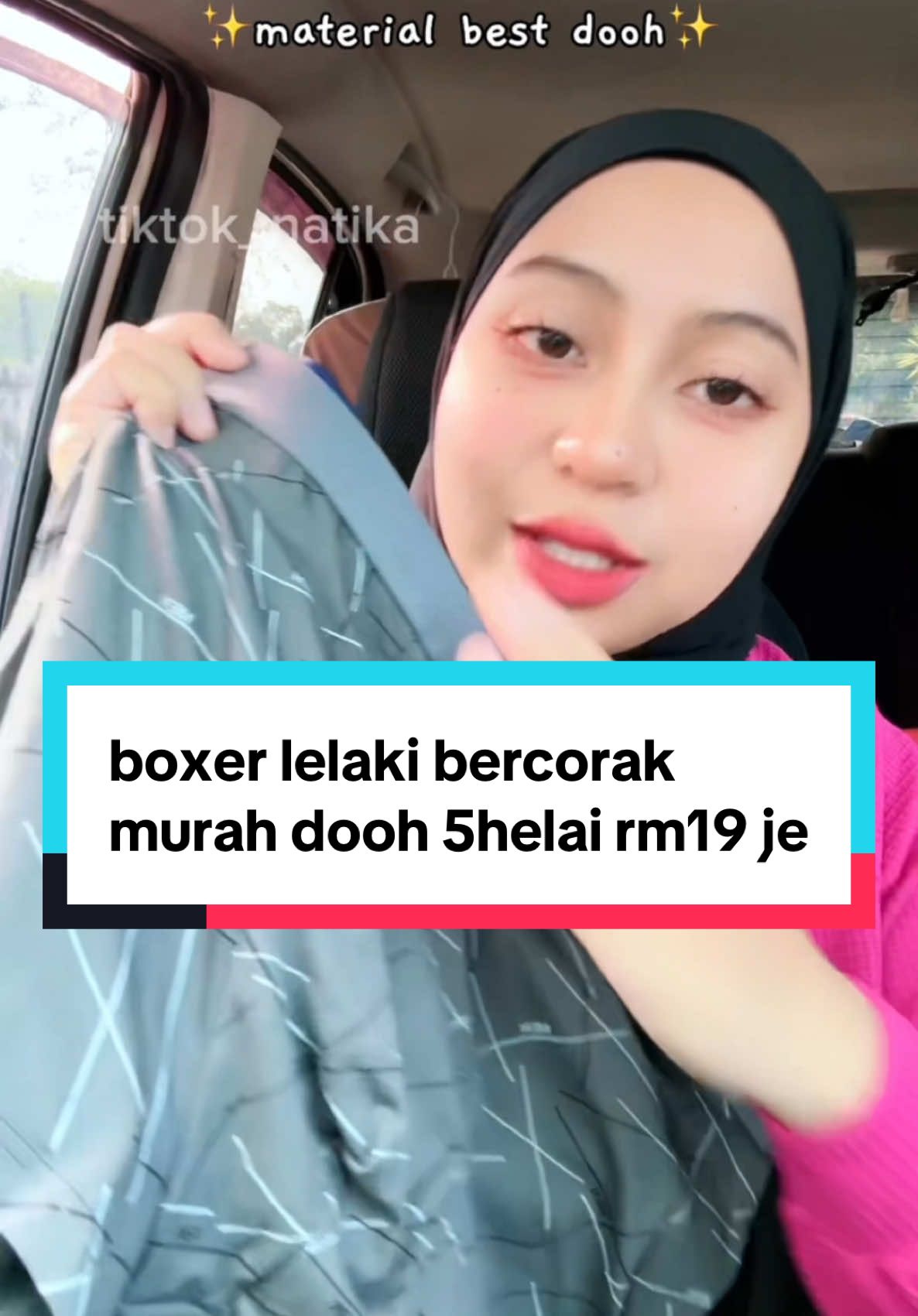 sies boxer ni mmg best dooh pakai gais. kalo sek awk tak grab lagi skrg mmg rugi la Material kain cotton spandex sejuk selesa bila pakai #boxer #boxerlelaki #boxerlelakiviral #boxerlelakicottonstretchcotton #boxer5pcs#boxerviral #fypシ #natikakongsi