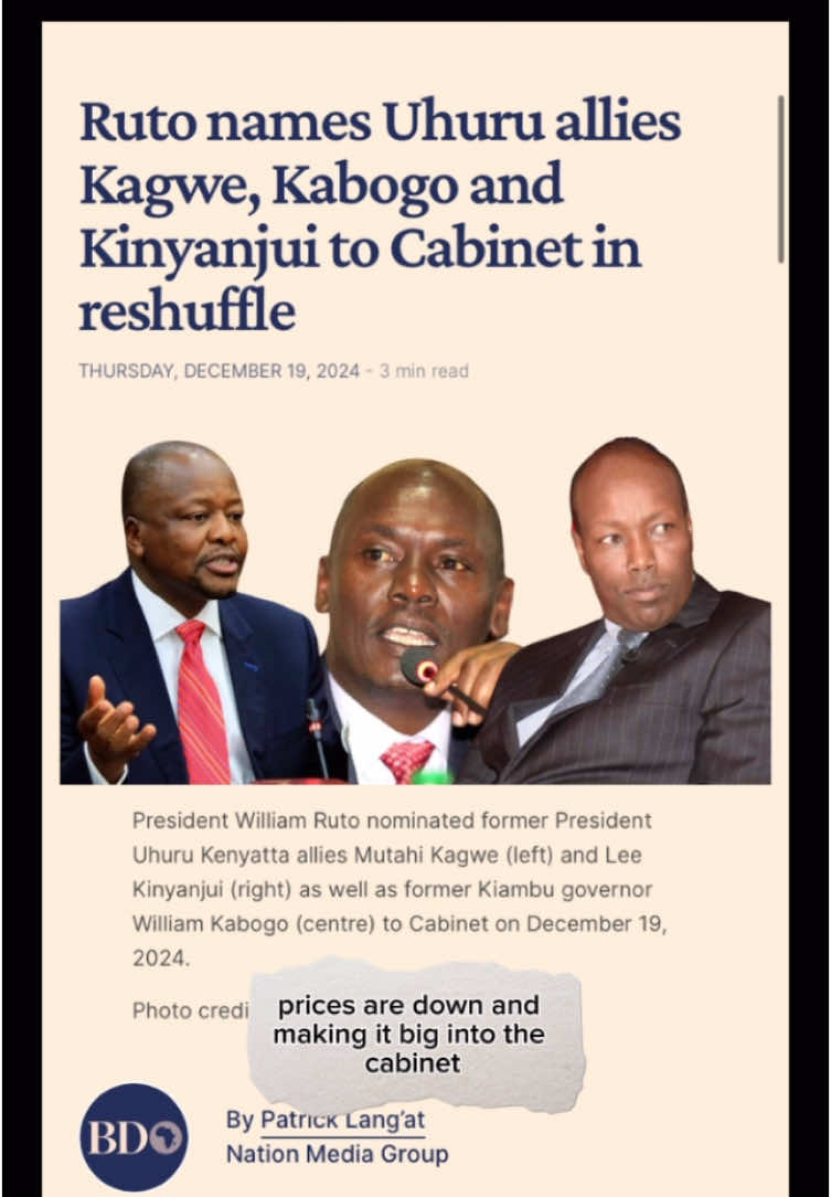 New cabinet reshuffle and doomsday cometh faster under Ruto #fyp #kenyannews #kenyantiktok🇰🇪🇰🇪🇰🇪 #ruto 