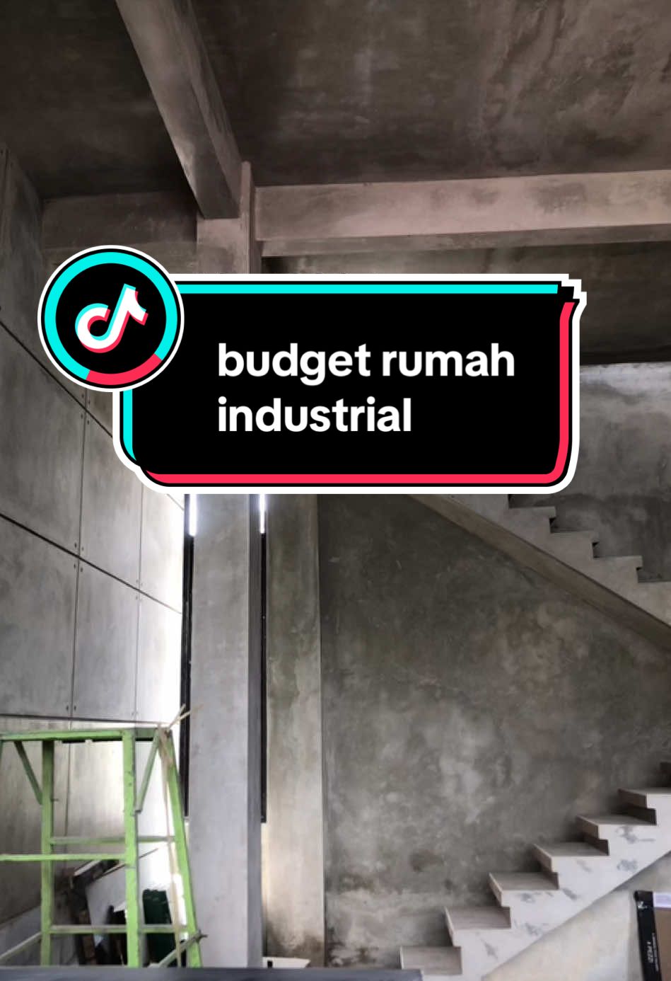 rumah industrial yang sengaja unfinished aci expose itu kukira untuk menghemat budget namun ternyata salah #rumahindustrial #industrialhome #semenekspose #catrumah #bangunrumah #budgetbangunrumah 