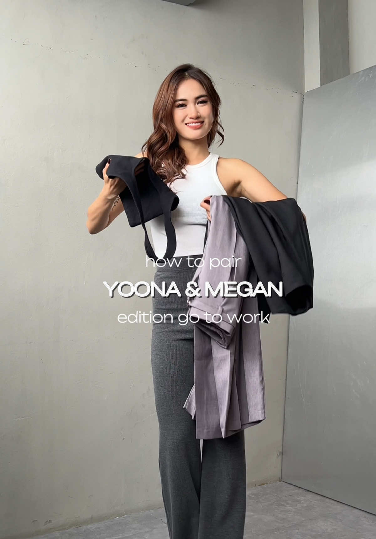 HOW TO PAIR YOONA & MEGAN EDITION GO TO WORK ! #georgioswomen #fakebody #superseru #outfitcheck #OOTD #rekomendasioutfit #serunyaberbagi #outfitcheck #belilokal #ttshoplocal #murahbanget #kemejaoversize #kemejashimmer #kemejawanita #kemejakuliah 