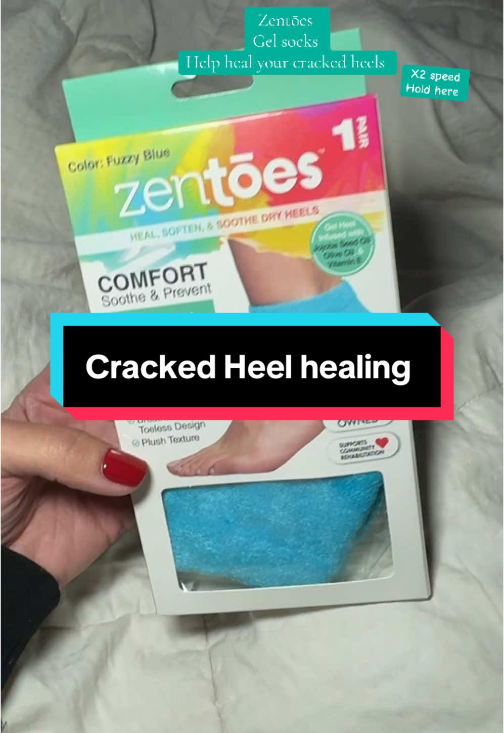 Zentōes gel socks  Heel your cracked heels 😎  #SelfCare #holidayhaul #tiktokshopholidayhaul #selfimprovement #spa #skincarehaul #zentoes #heels #crackedheelsremedy #callousremoval #US  #feethealth 