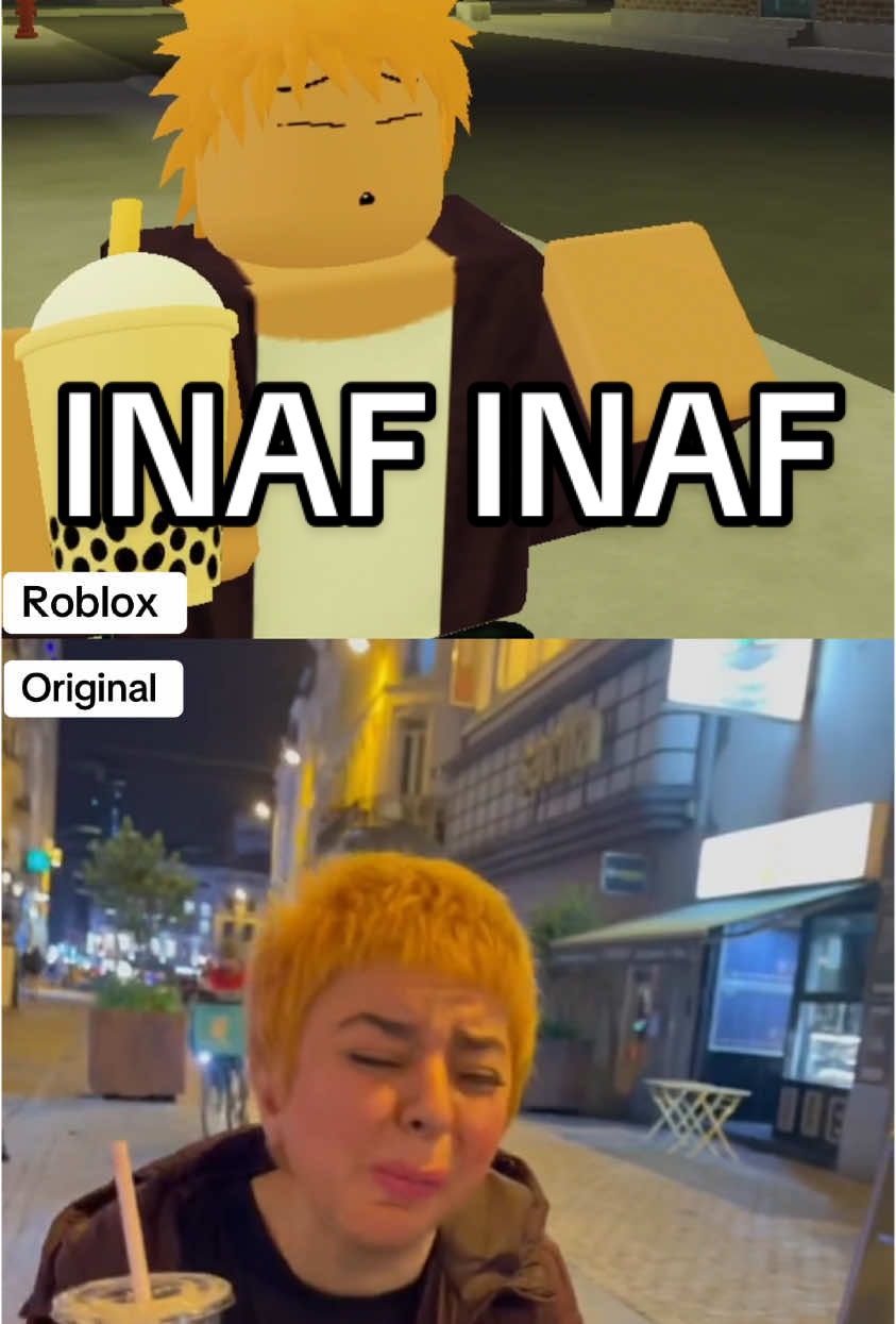 Inaf roblox VS inaf original 🙏🏽🤣  #roblox #kimho3d #animation #robloxanimation #inaf #casuffit #enough #robloxvsirl 