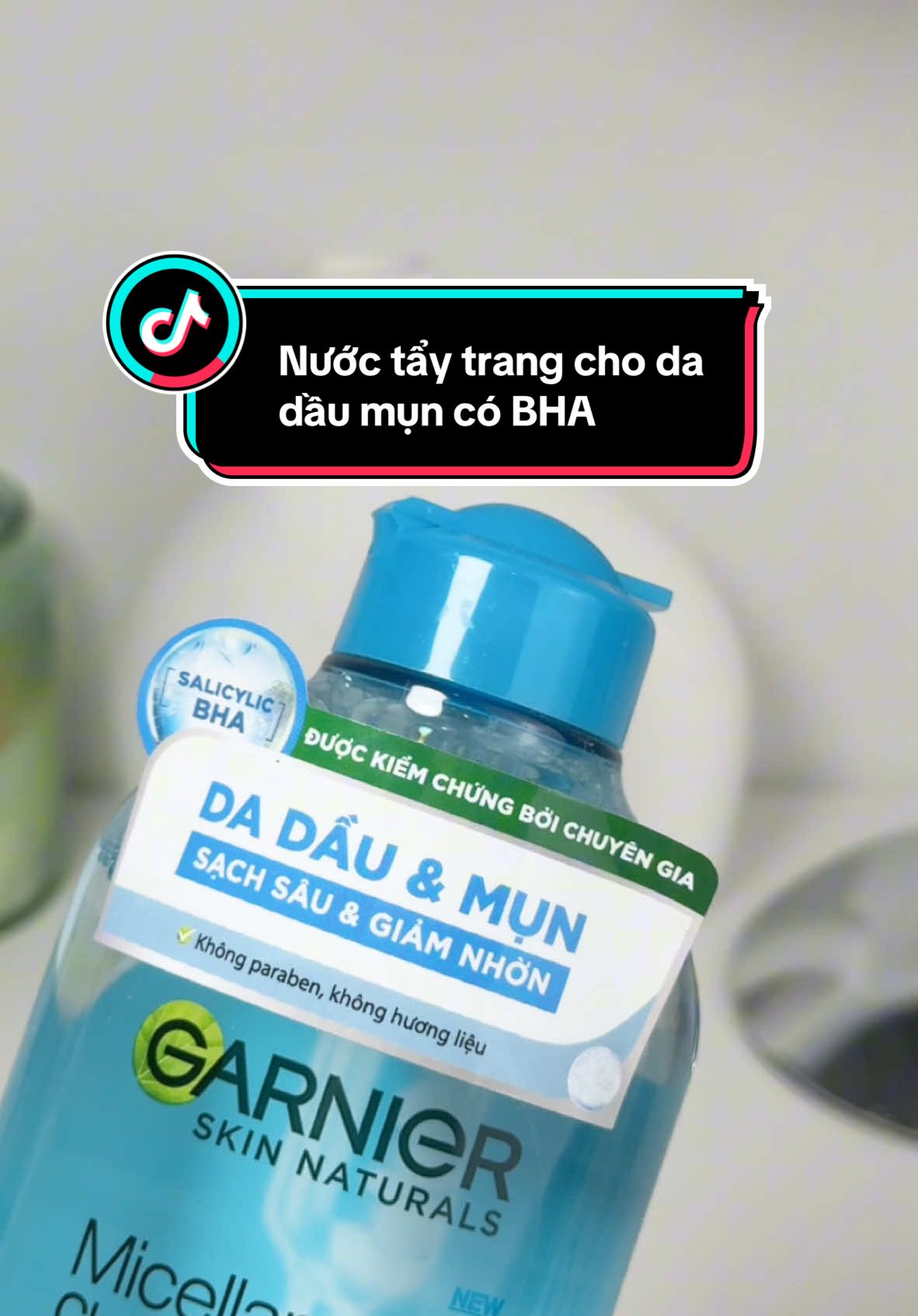 Nước tẩy trang chuyên biệt cho da dầu mụn luôn nè mấy bà ơi ✨ #hoangaanh #hgaanh #review #nuoctaytrang #taytrang #nuoctaytranggarnier #garnier #dadaumun #taytrangquocdan #viral #xuhuong #fyp #fypシ 