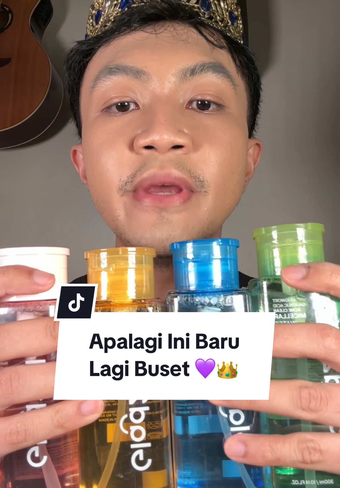 Buset apalagi ini G2G?! Micellar water power ranger baru?! Yakin bagus?! 💜🥰👑✨ #kerajaanglowing #longervideos #shopmaster #skincare #skincareviral #micellarwater #micellarwaterviral 