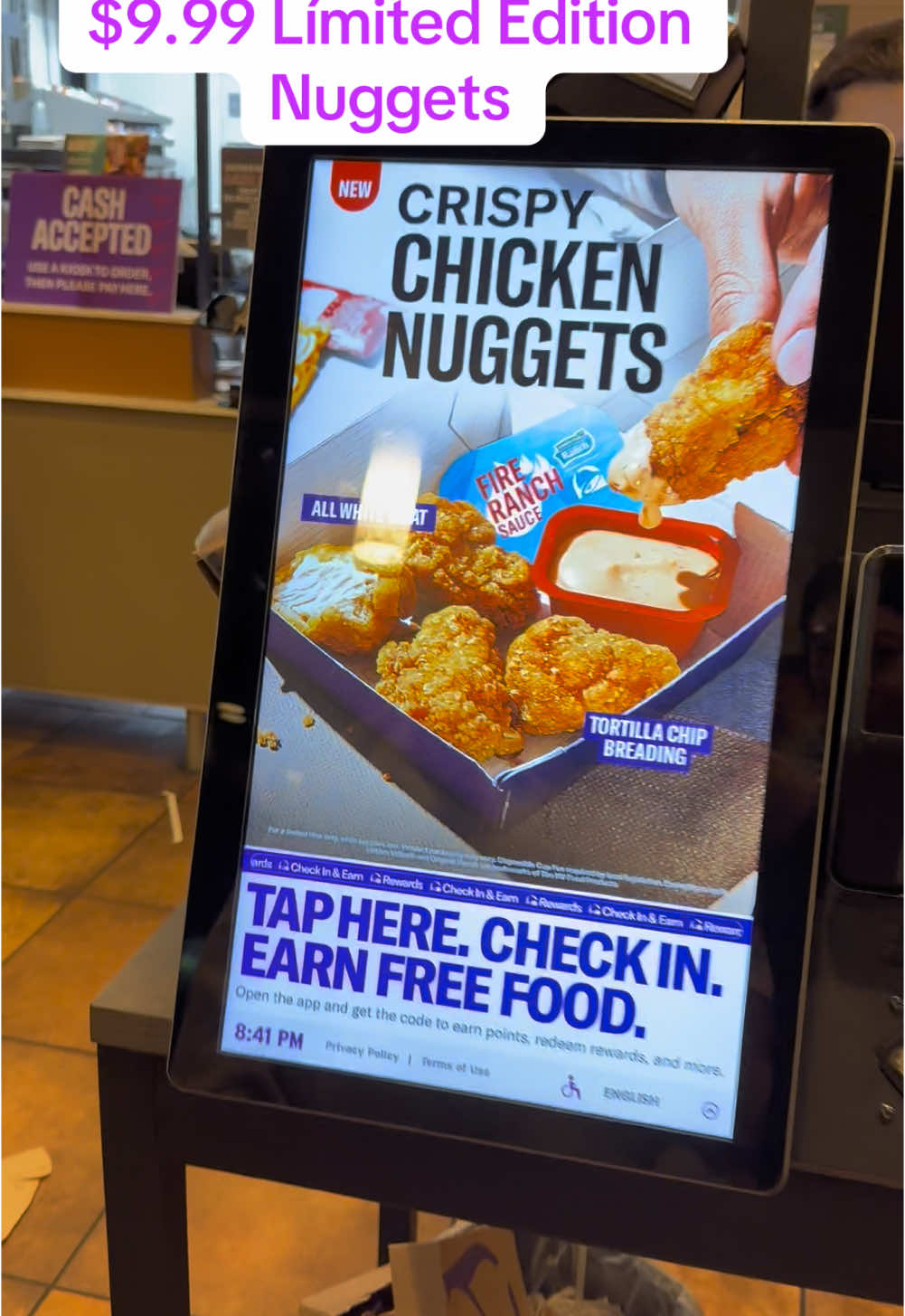 @tacobell #tacobell #crispychicken #chickennuggets #crispychicken #nuggets #limitedtime #whilesupplieslast #poultry #fastfood #fyp #foodtiktok #tacobellchickennuggets #bellsauce #zestyjalapeno ##buttermilk##breadcrumbs##dippingsauce##meal##jalapenohoneymustard##spicyranch##exclusive##delicious##FoodTok##FastFoodReview