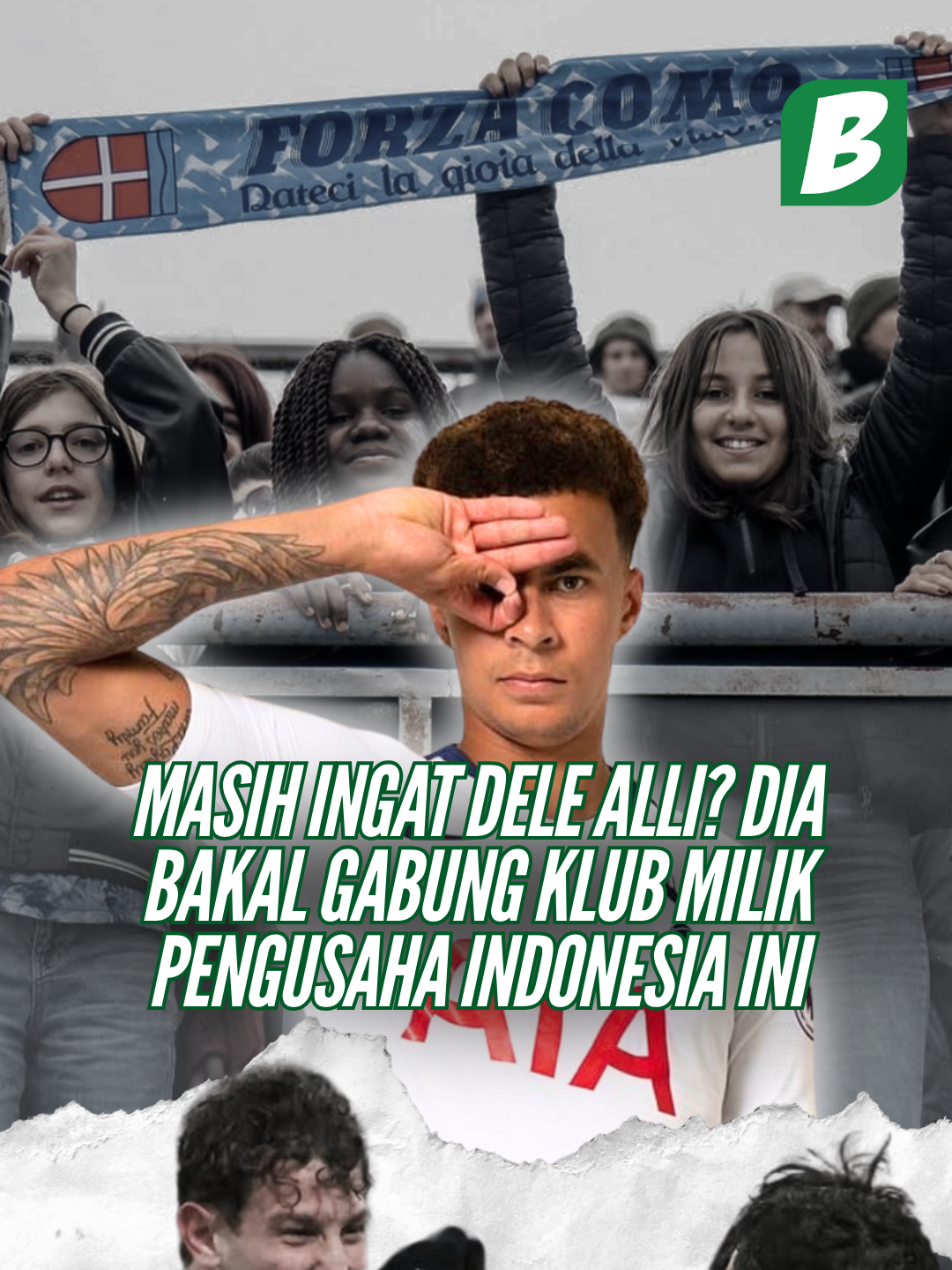 Lama tak terdengar, Dele Alli berpeluang gabung Como. #Bolanet #blcgoks #DeleAlli #Como