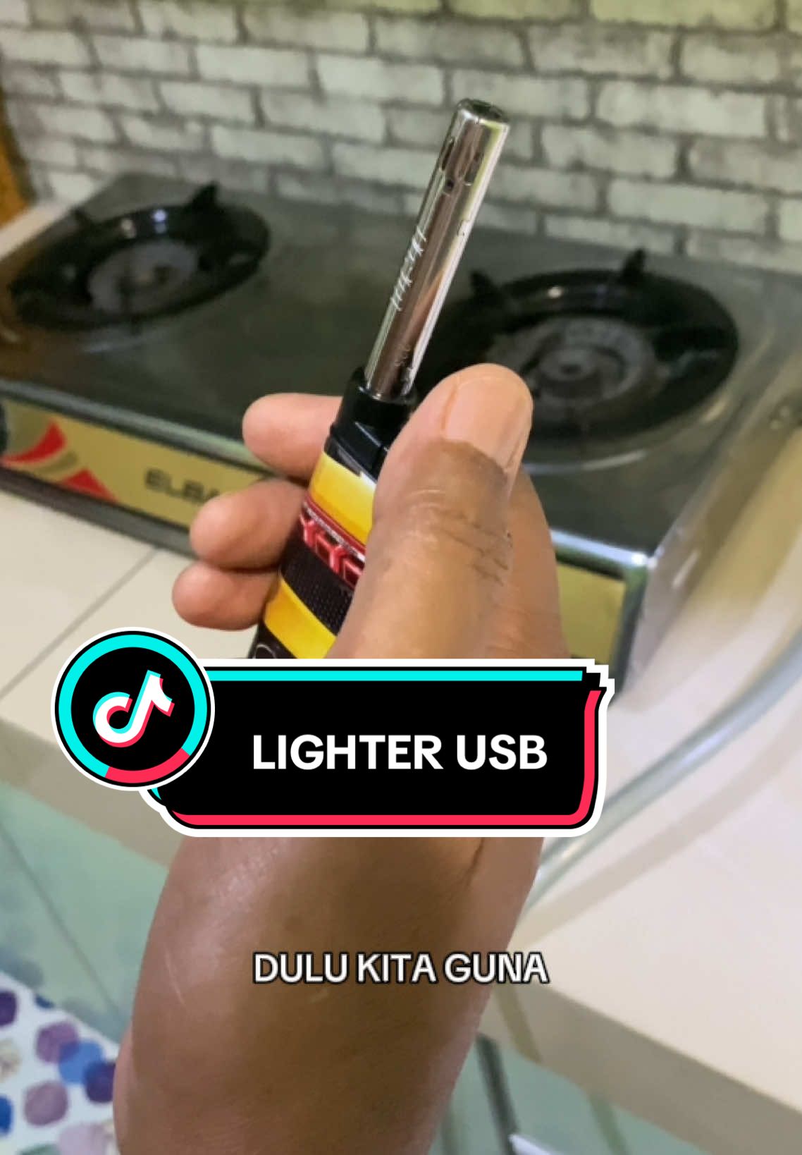 Pemetik api letrik tak perlu refill. Caj guna USB sahaja #pemetikapi #lighterusb 