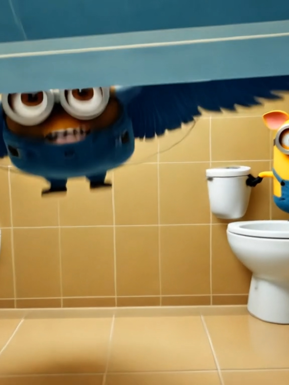 school toilet #fyp #minion #recommendations  #schooltoilets 