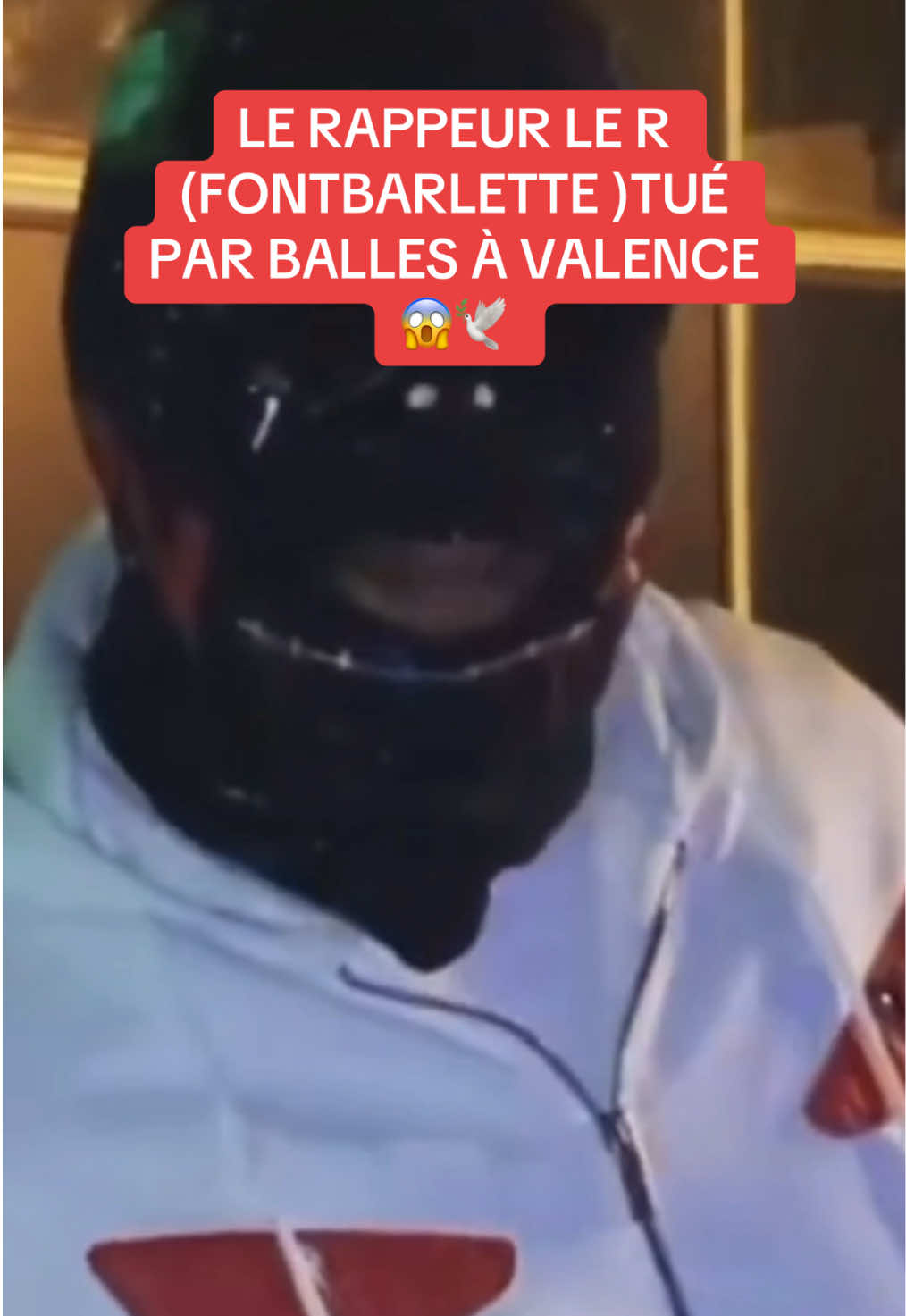 Le rappeur « LE R » « ROUNA » tué par balles cette nuit. 😱🕊️ Allah y rehmou #pourtoi #foryou #meutre #valence #ler #rouna #fontbarlette 