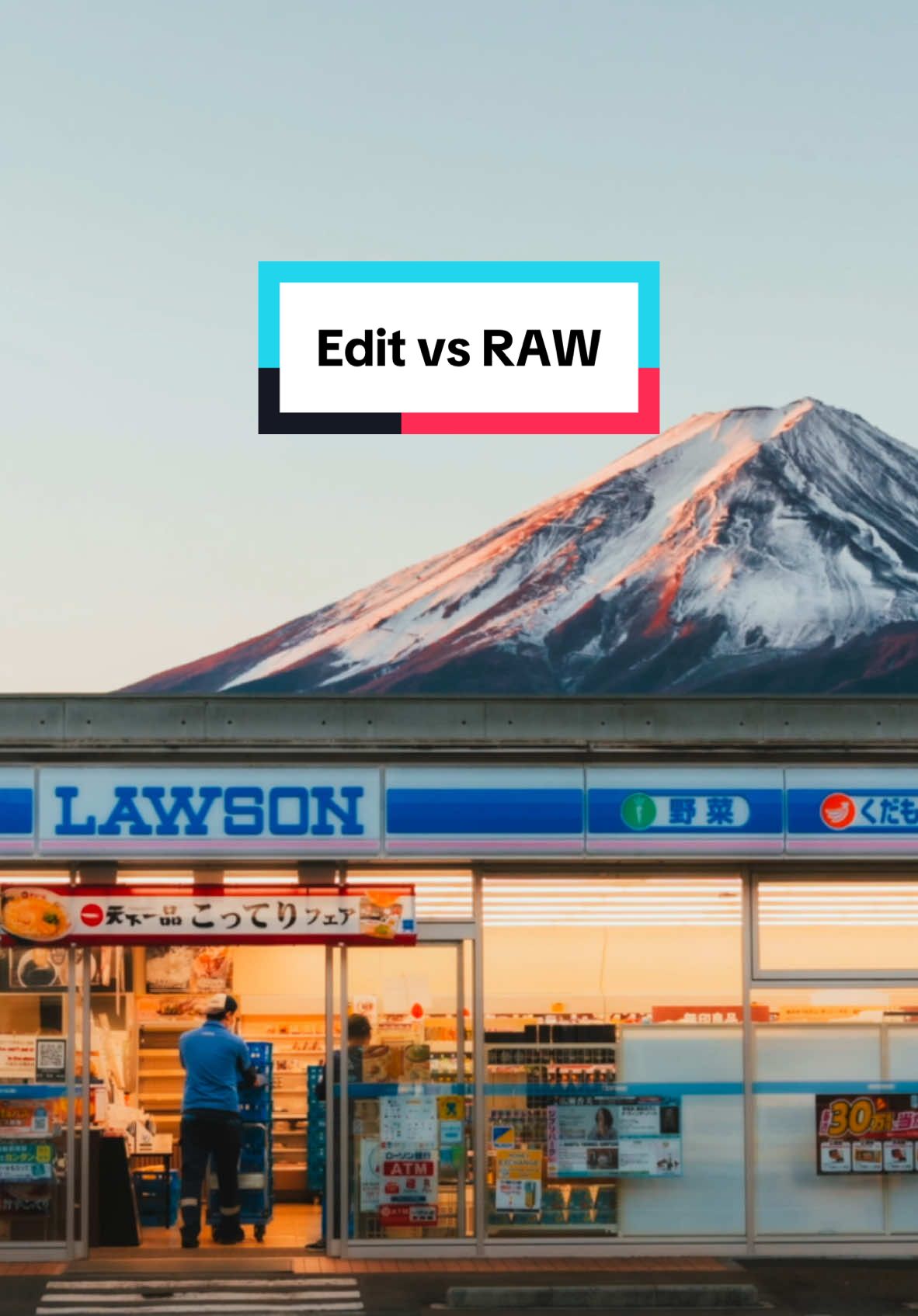 Edit vs RAW. Edited with Yantastic Lightroom Presets. 