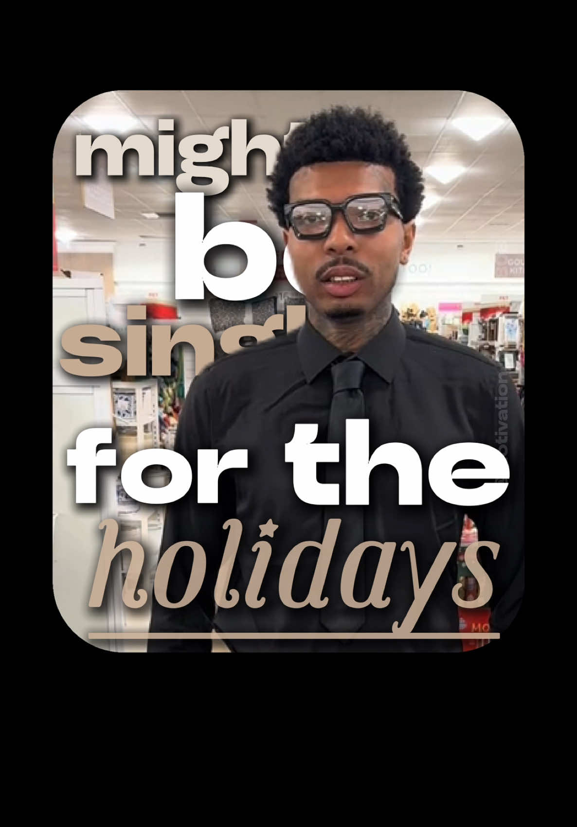 Being single on the holidays. Christmas #christmas #real #motivation #inspiration #fyp #advice #motivationalquotes #motivationalvideo #motivationalspeaker #motivationalspeechforsuccess #creatorsearchinsights #core 