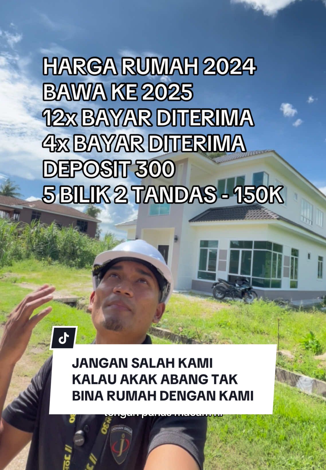 JANGAN SALAH KAMI KALAU AKAK ABANG TAK BINA RUMAH DENGAN KAMI  HARGA RUMAH 2024 BAWA KE 2025  12x BAYAR DITERIMA 4x BAYAR DITERIMA DEPOSIT 300 5 BILIK 2 TANDAS - 150K #johangroup30sdnbhd #lppsaloan #kwsp #lppsa #kedah 