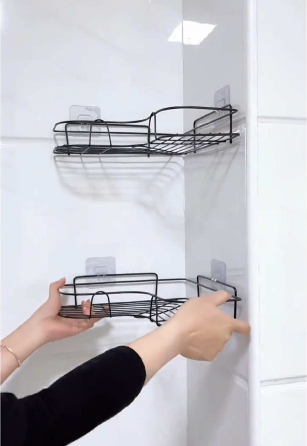 combo 2 kệ góc nhà tắm gắn tường, không cần khoan đục, chắc chắn, phun sơn tĩnh điện, để đồ dùng nhà tắm rất gọn gàng và tiện lợi nha#kệgocnhatam #kegocnhatam #giadung #giadungtienloi #giadungtienich #giadungthongminh #xuhuong #xuhuongtiktok 