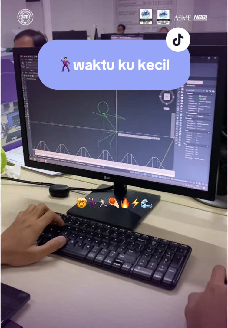 Laki-laki tidak bercerita tapi joget autocad 🕺🏻. Ada yang tahu apa arti joged autocad?  #pthikariteknologiindonesia #waktukukecil #autocad #engineer #technicaldrawing #joged #project #proyek #work #burnout #teknik #anakteknik #metaai 