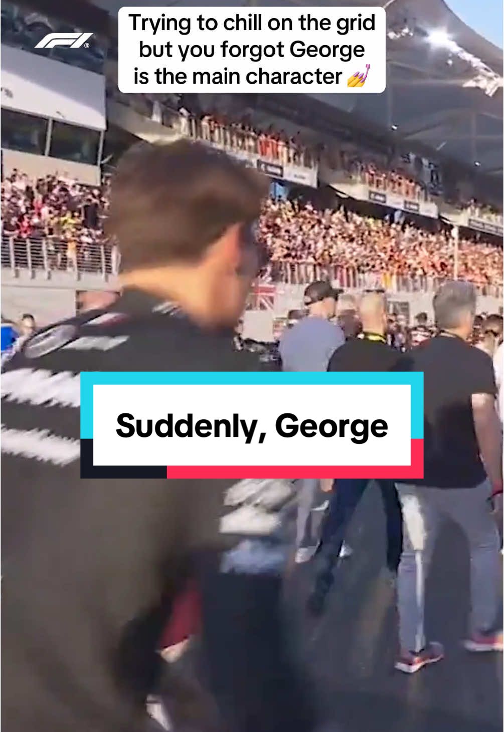 pov: you get interrupted by an absolute diva 💅 #f1 #formula1 #sports #georgerussell #mercedes 