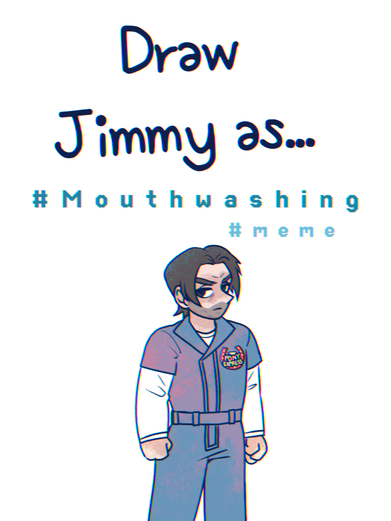 (5)Draw Jimmy as...(what if)#mouthwashing #jimmy