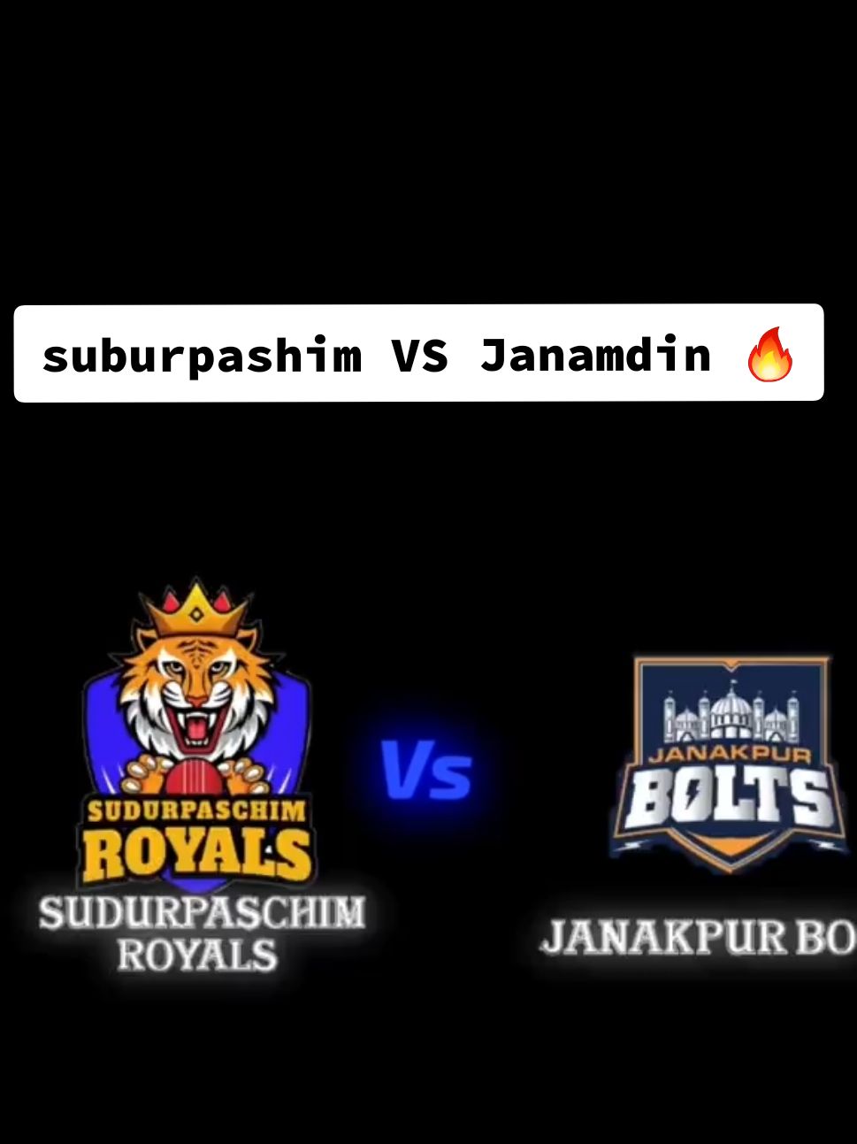 Suburpashim Royals VS janakpur Bolts 🔥#sudurpashim #janakpur #npl #cricket #tiger #win #finalmatch #foryou #fypシ 