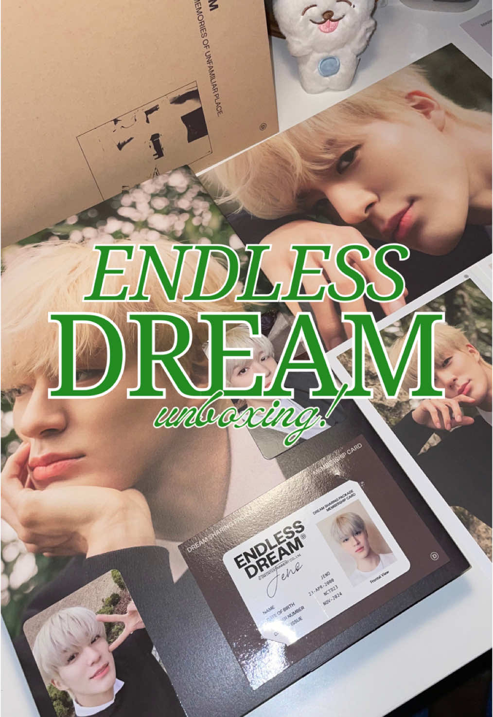 แกะกล่อง photobook Jeno ver. [Endless Dream]  My cute boy forever 🫶🏻🐶 #jeno #เจโน่ #제노 #엔시티 #nctdream #unboxing #endlessdream #photobook #fyp 