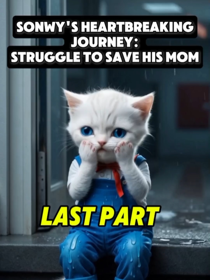 Last Part||Snowy's Heartbreaking Journey: Struggle to Save His Mom|| #CatLovers #FunnyCatShorts #CatStory #CuteCats #CatAdventure #ai #AIContent 