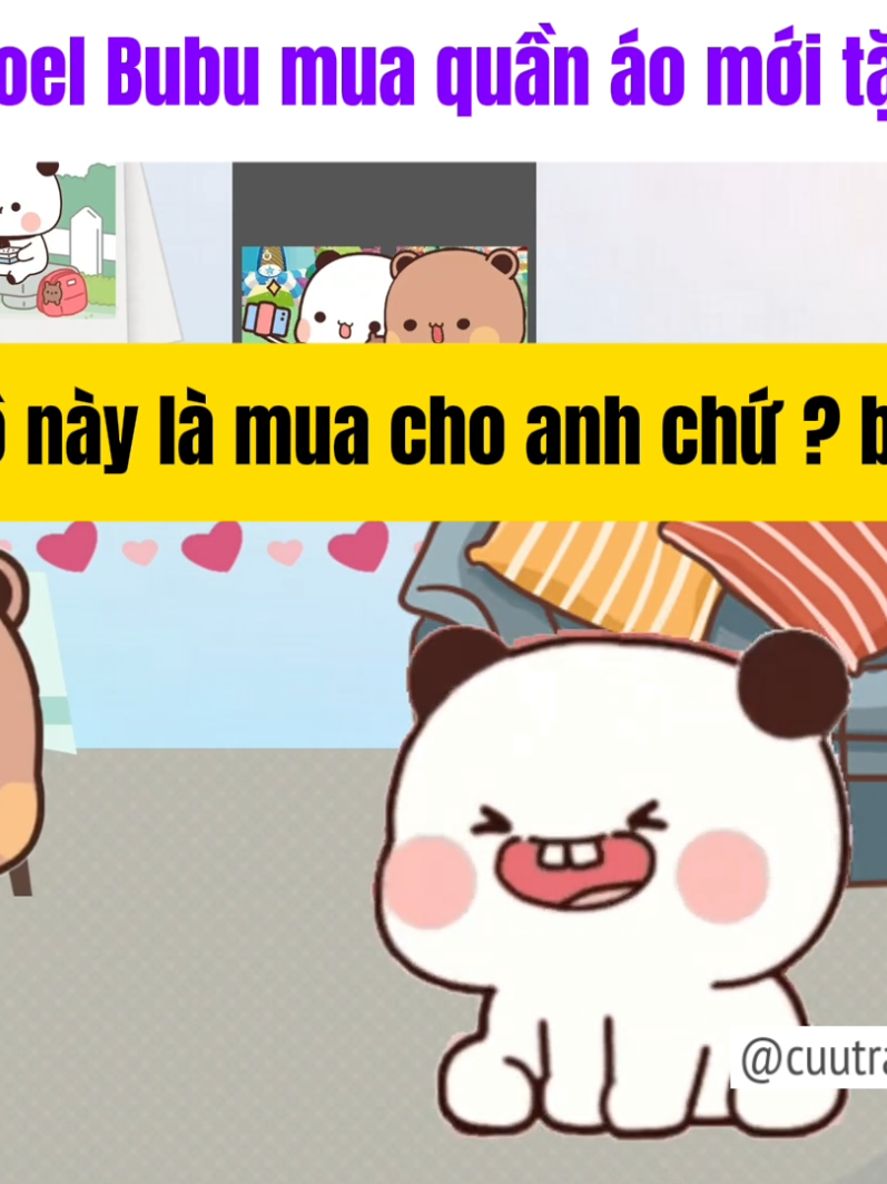 hài quá nhưng Dudu mặc vô dễ thương lắm #bubududu #一二布布 #bubu #dudu #funny #fpyシ #xuhuong 