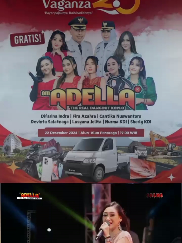 om. Adella live alon-alon ponorogo 22 Desember 2024 #firaazahra #omadella #dangdutkoplo #dangdut  @firaazahra29 @omadellaofficial_  @difarina20 #ponorogo 