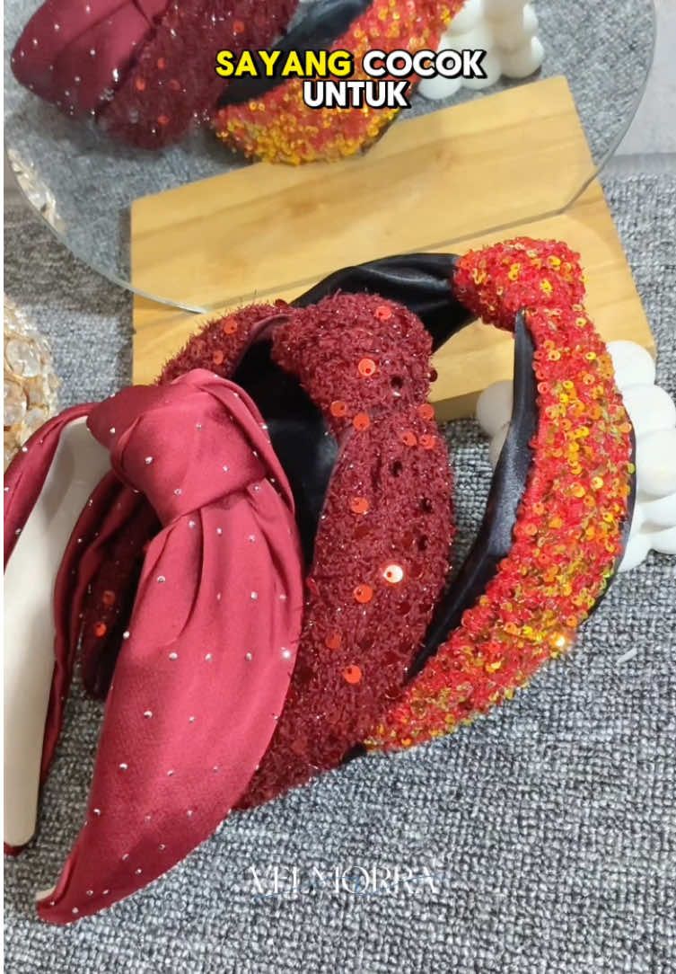 Yang suka warna merah langsung merapat nih sayang 😍 #velmorra #bando #headband #aksesoris #accessories #fyp #lewatberanda 