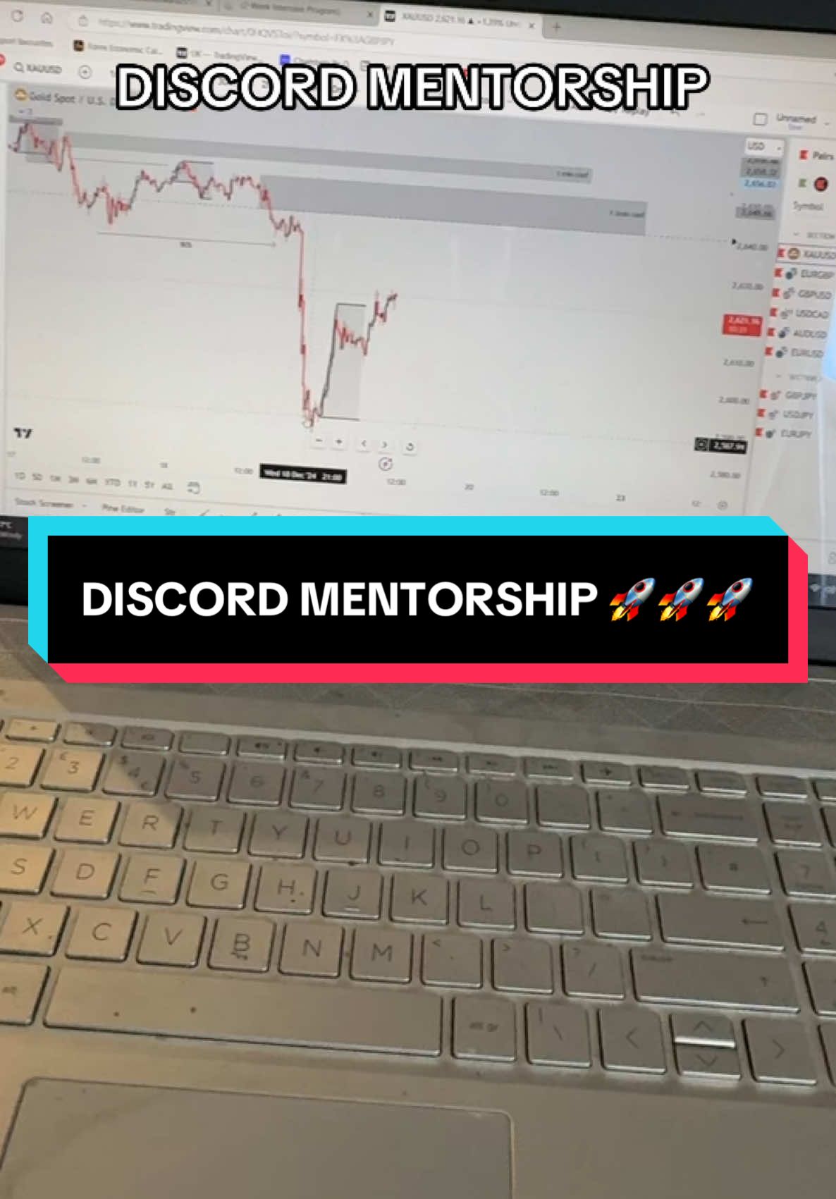 DISCRORD MENTORSHIP // #foryouu #fyp #foryoupagee #viral #explorepage #tiktokviral #trading #forex #explore #explorerpage 