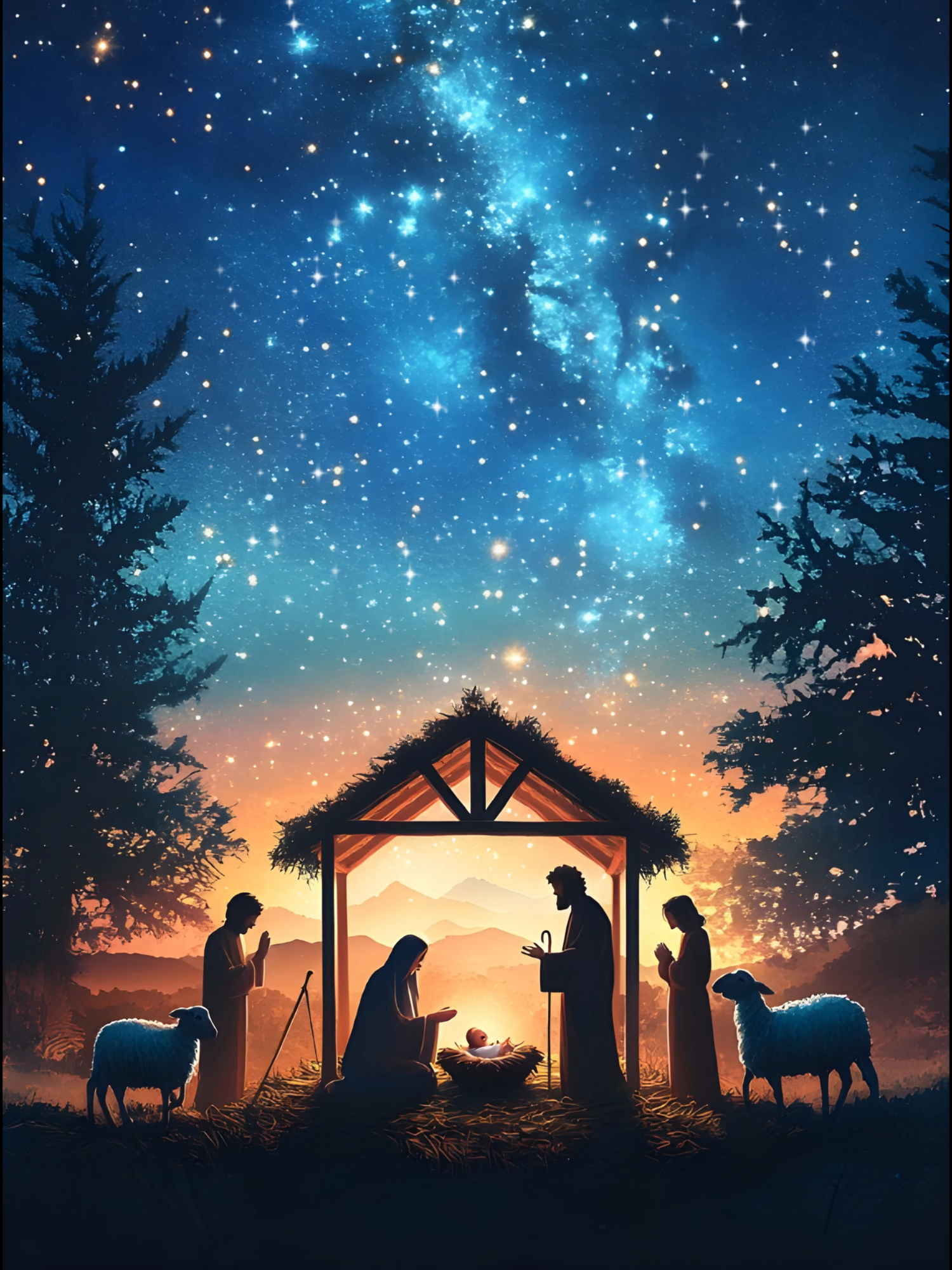 Our Christmas nativity wallpaper will surely put you in the Holiday mood!🎄🎁 Don’t forget to LIKE & FOLLOW for more beautiful art videos! Also, we would love to hear your thoughts, so feel free to drop a comment! #christmaswallpaper #livewallpaper #creche #birthofjesus#frametv #phonebackground #nativityscene #christmaspainting #jesusart