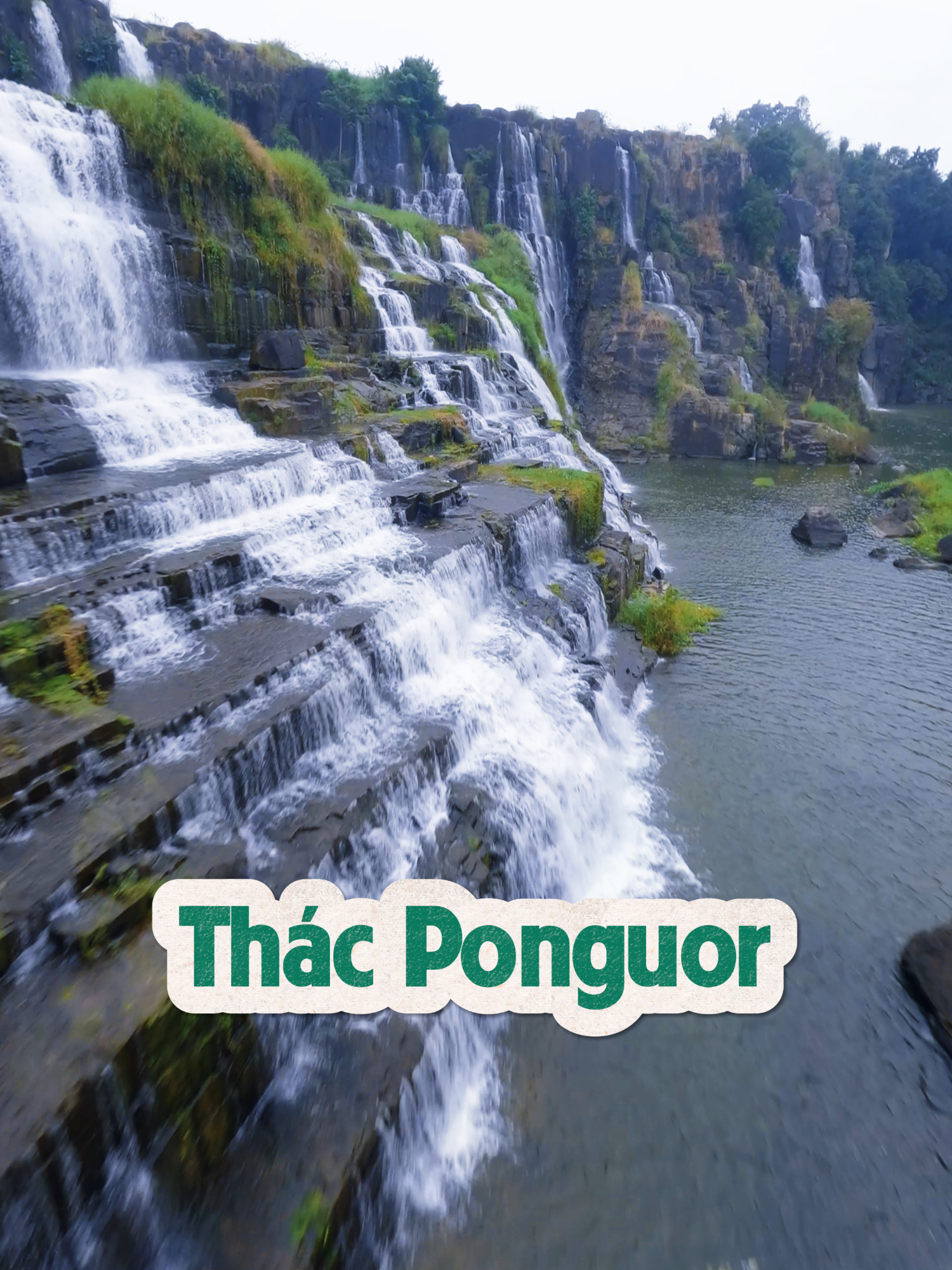 Thác Pongour, một con thác khá đẹp mà ít người biết tới #fpv #cinematic #thacpongour