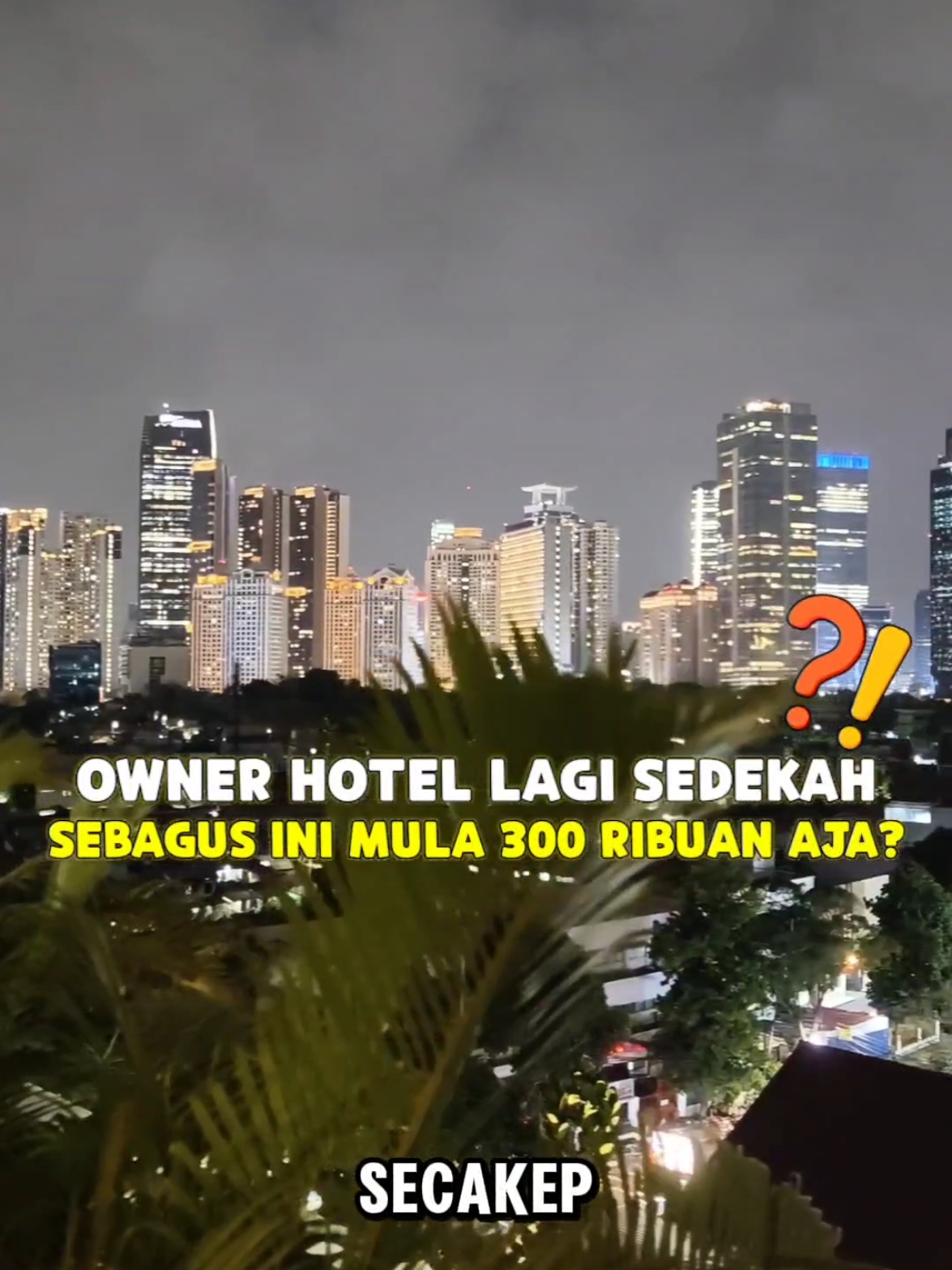 Hotel Baru di Jakarta dengan Jakuzi di rooftop. Posto Dormire Sudirmam, Jakarta Pusat.  #semuaadatiketnya #hotelestetikjakarta #hotelmurahjakarta #postodormiresudirman 