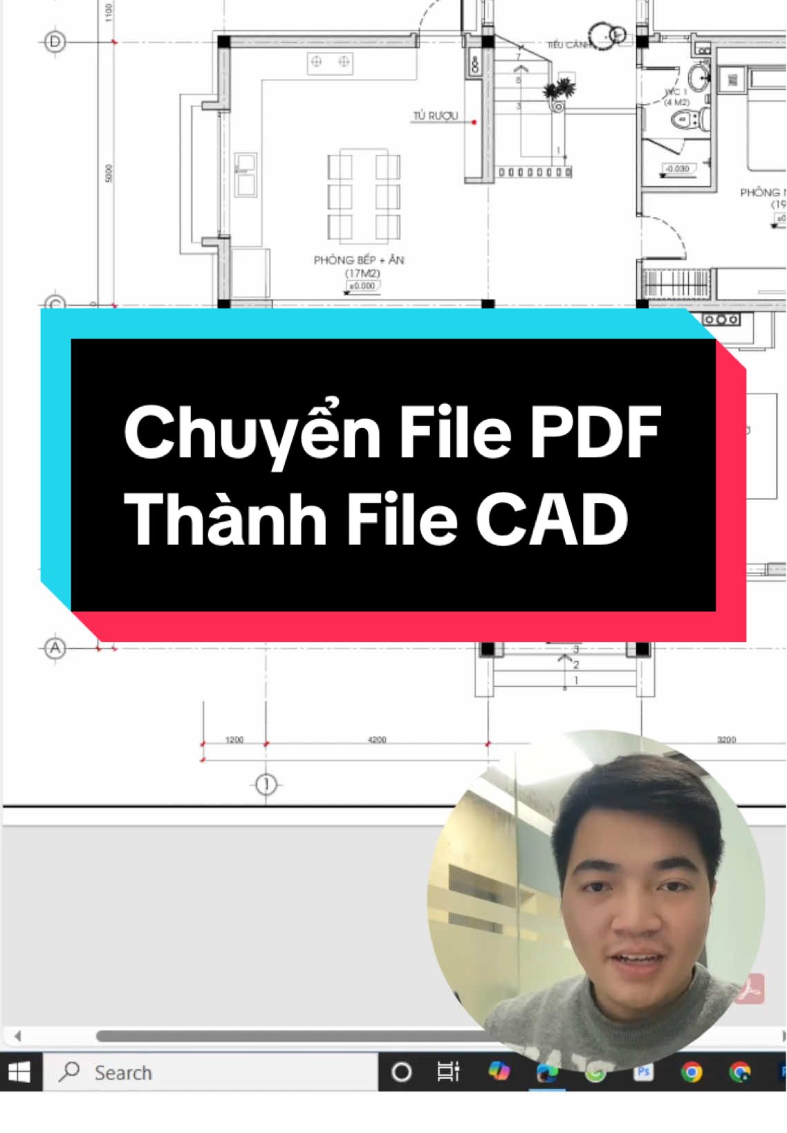 Cách chuyển File PDF thành File AutoCAD siêu nhanh #autocad #autocadtutorial #autocad2d #autocadtip #lispcad #2d #training #learn #LearnOnTikTok #xuhuong #viral #architecture #interiordesign #trending 