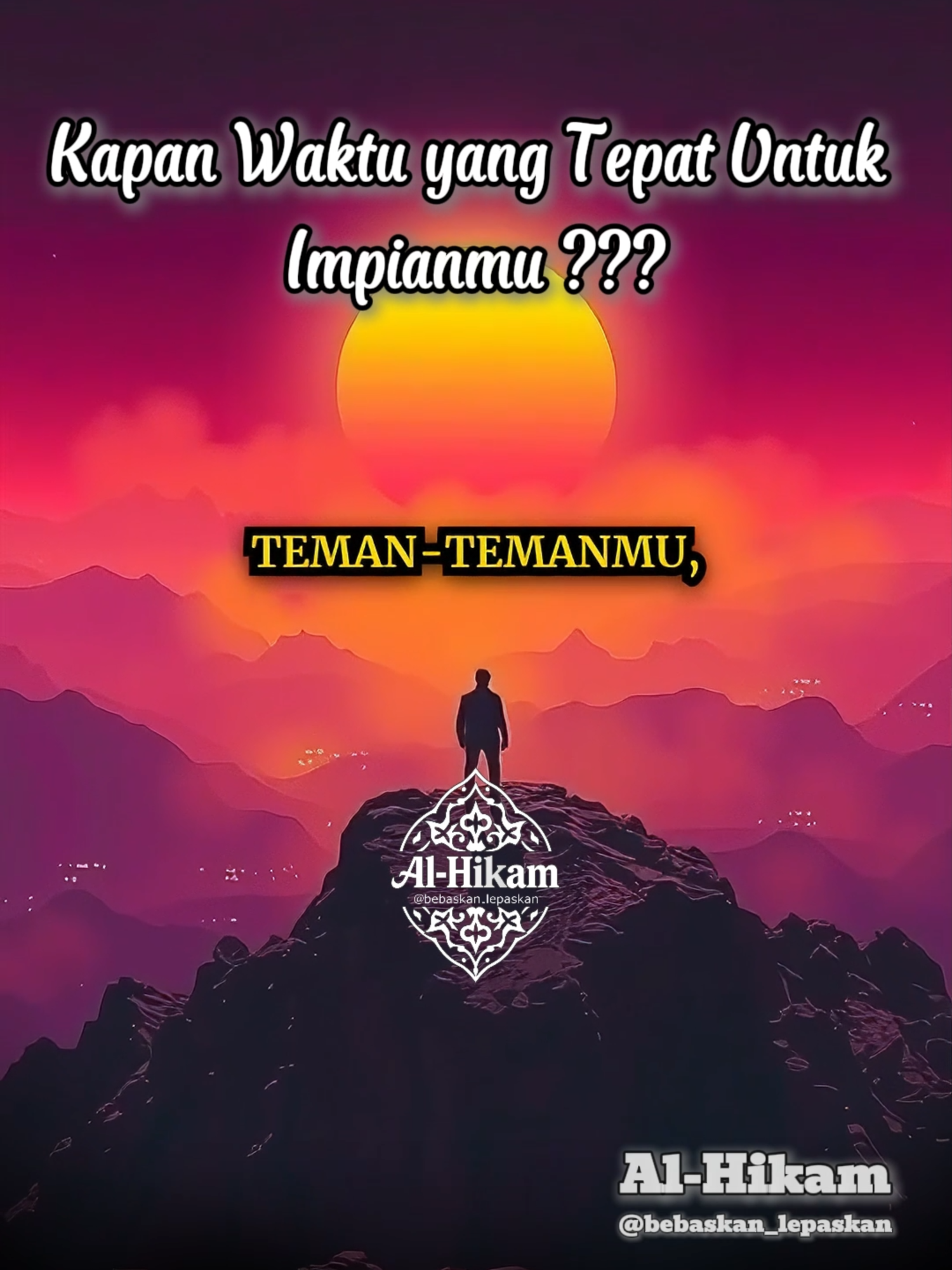 Kapan Waktu yang Tepat Untuk Impianmu #RahmatTuhan #Spiritual #MotivasiHidup #bahagia