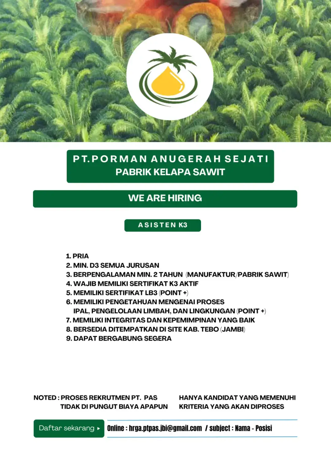 #loker #kelapasawit #fyppppppppppppppppppppppp #lowongankerja #fypp #loker2024 