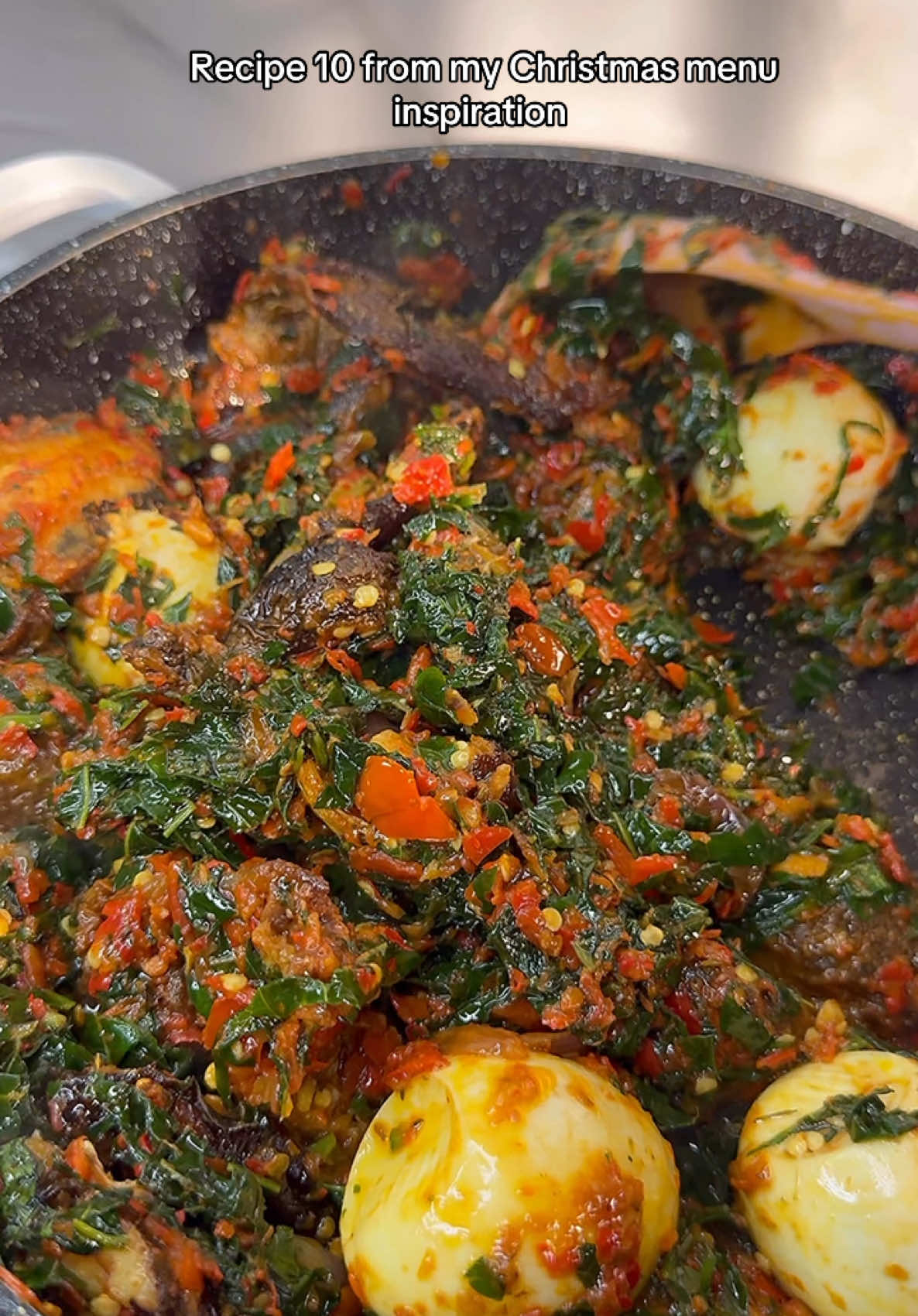 Delicious ugu stew 😋. #foodlovers #Foodie #viral_video #lagosfoodvendor #tiktokviral #TastyEats 